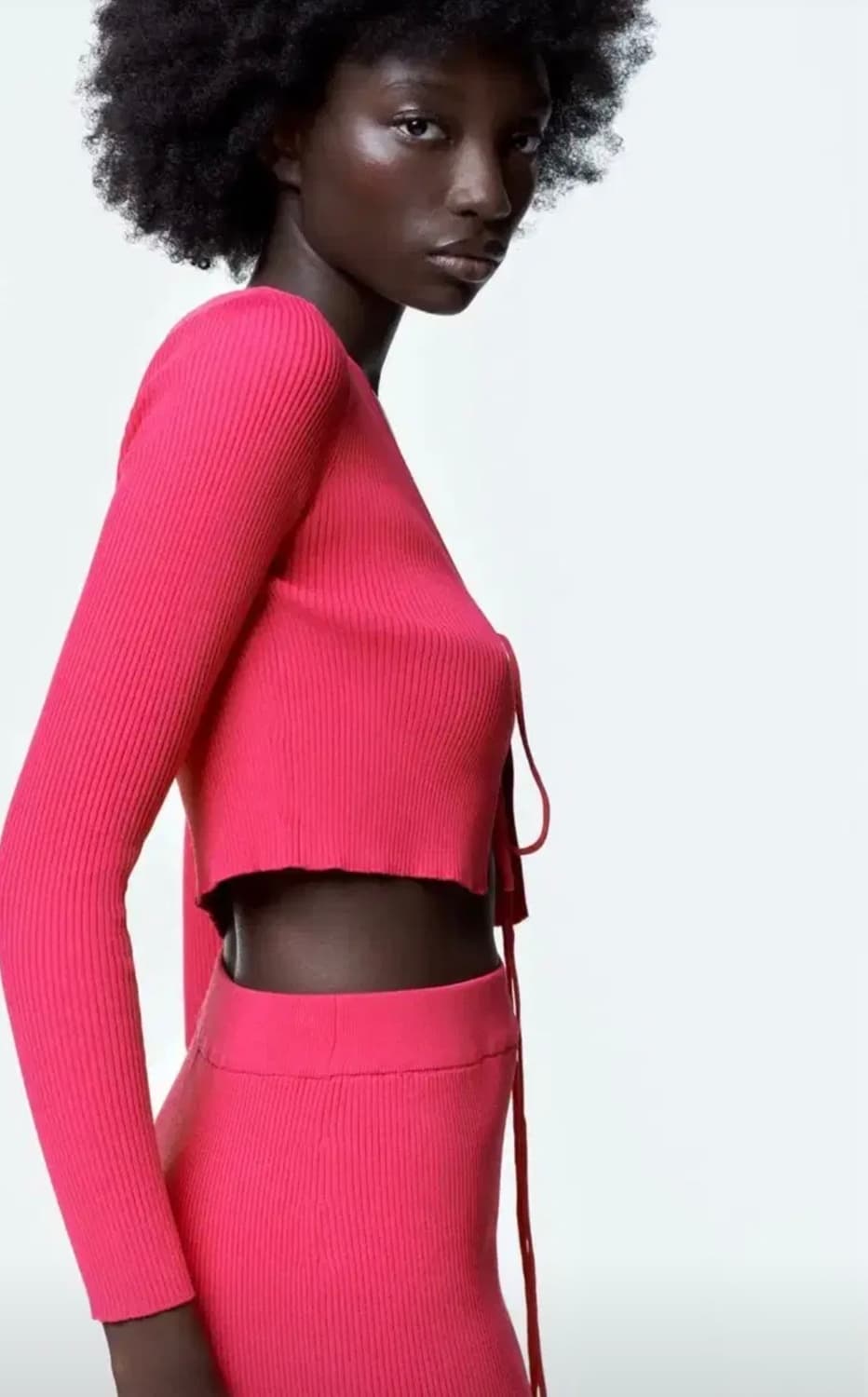 zara 자라 리브드 가디건 상품이미지3