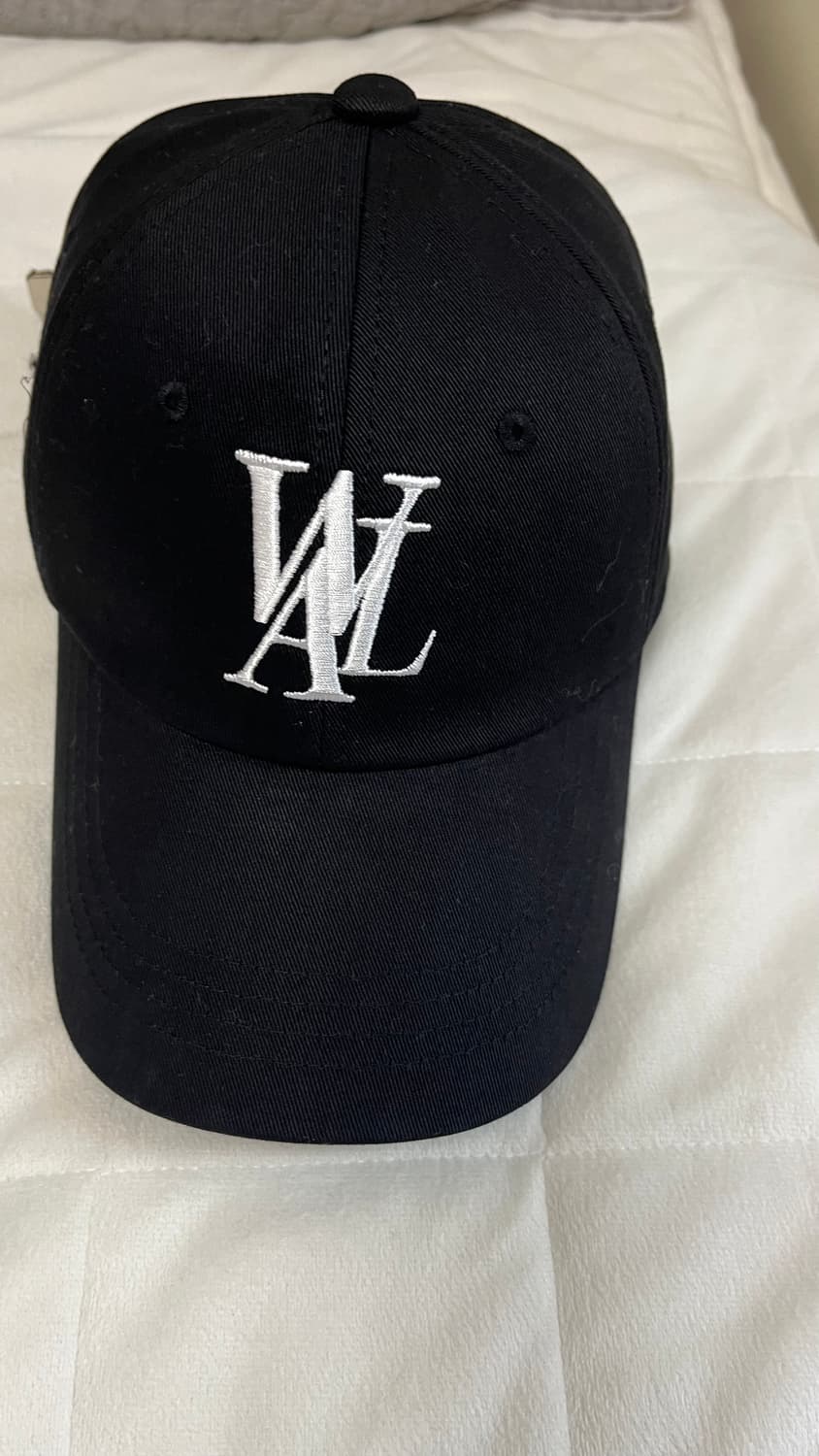 우알롱 시그니처 로고 볼캡-블랙 상품이미지1