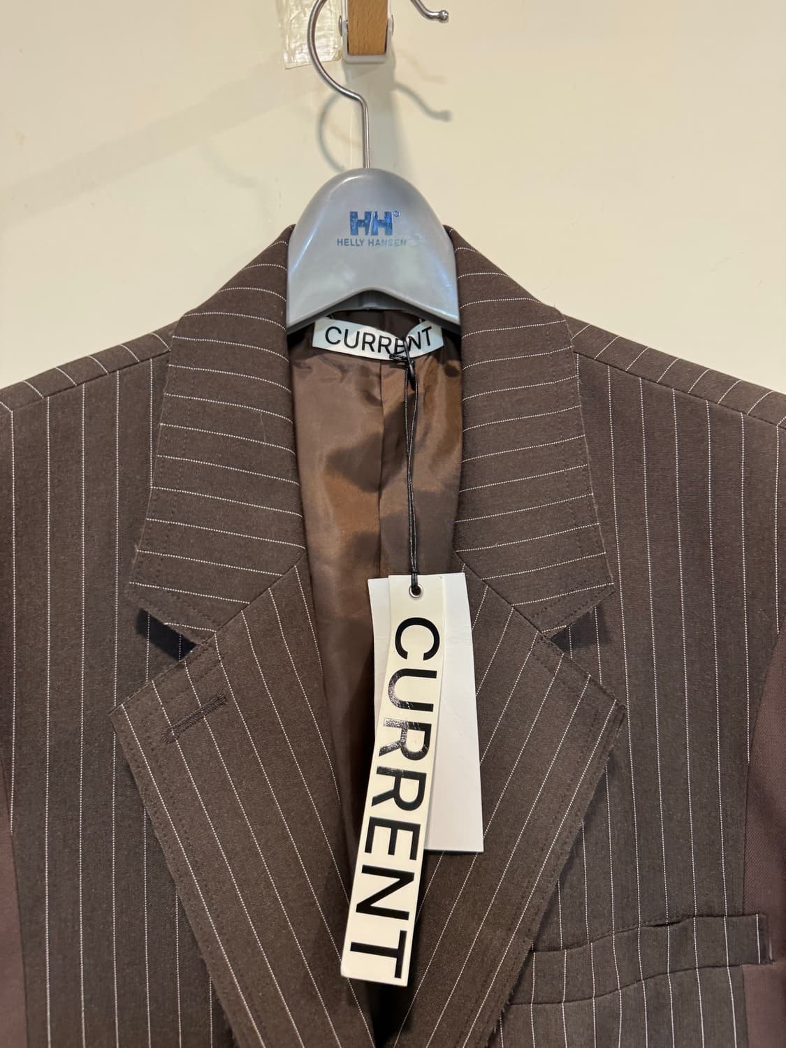 새상품 current 커렌트 콘트라스트 컷오프 대디 블레이저 상품이미지3