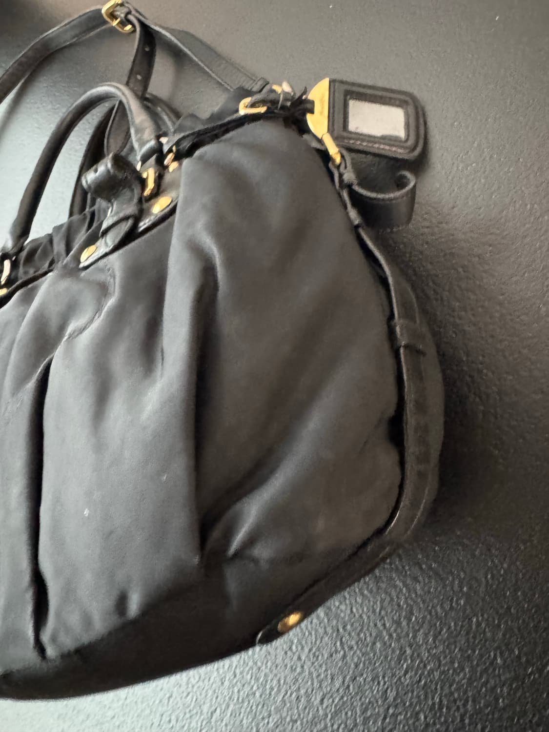 프라다 나일론 고프레 로고 자수 투웨이백 상품이미지3