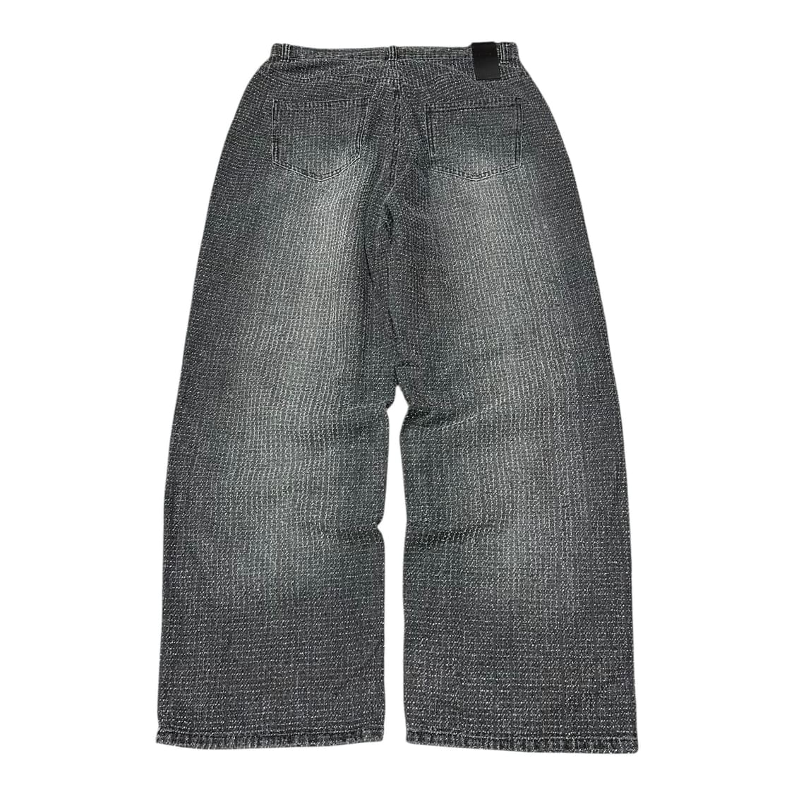 ✨ (바배) 노이어 24ss 데미지 스트라이프 이드 데님 팬츠  상품이미지2