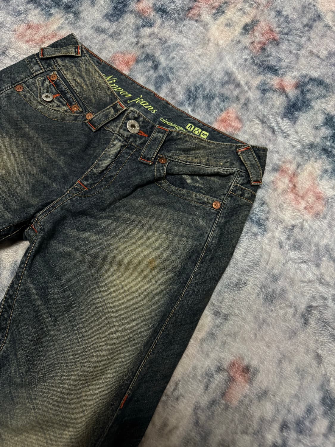 Nipper jeans wide bell bottom washing de 상품이미지4
