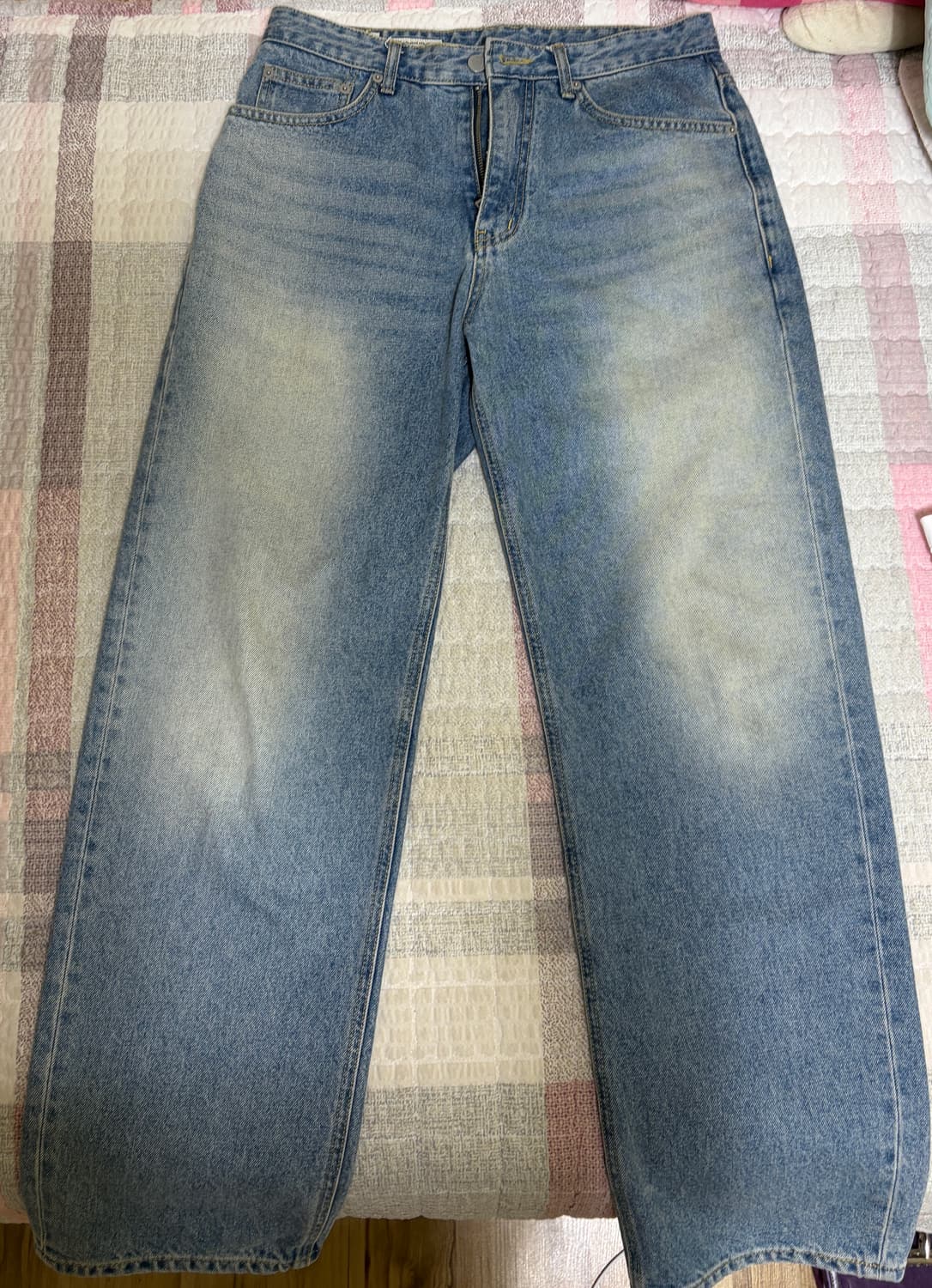 인더로우 5pk 와이드 테이퍼드 데님팬츠 빈티지블루 1 상품이미지1