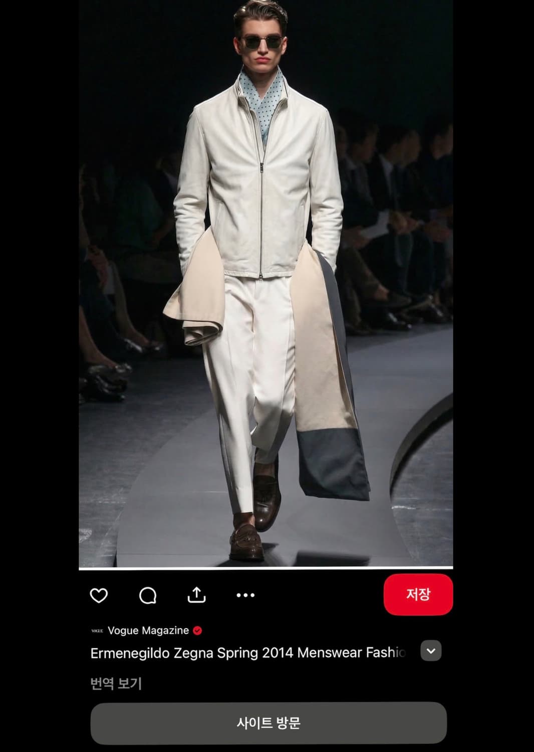 48/ 에르메네질도 제냐 14FW 램스킨 레더 자켓 상품이미지1