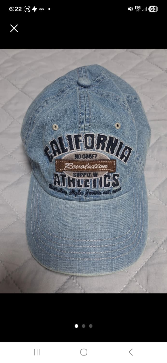 (마지막특가) 캘리포니아 데님 볼캡 새상품 상품이미지1