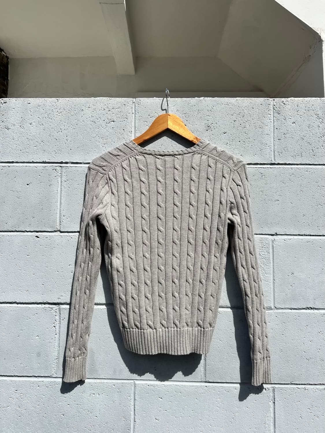 폴로 랄프로렌 브이넥 케이블 니트 상품이미지3