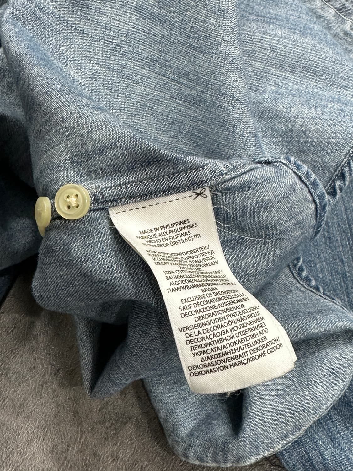 폴로 랄프로렌 멀티포니 중청 데님 셔츠 상품이미지6