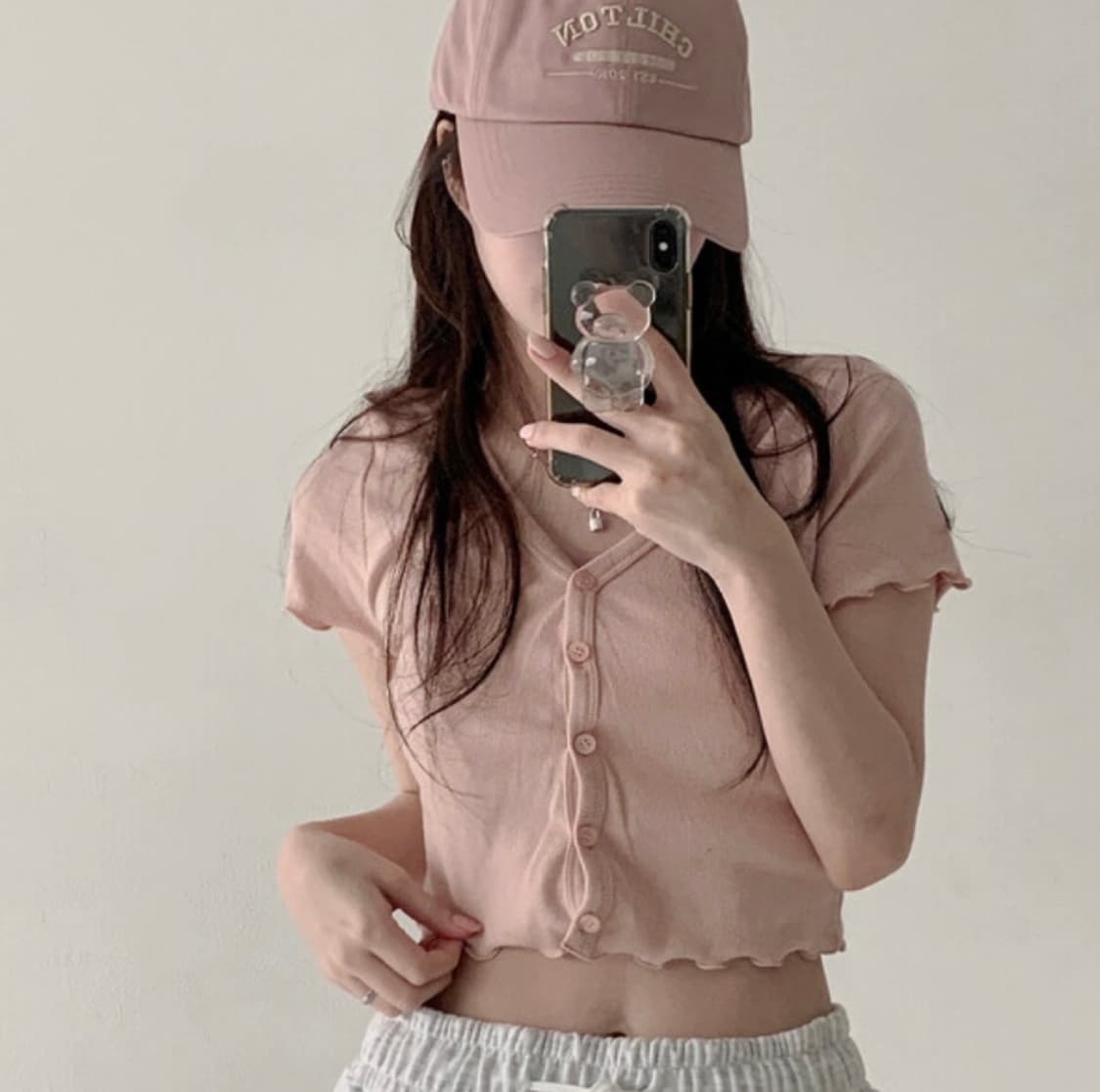 프릴 반팔 가디건 상품이미지2