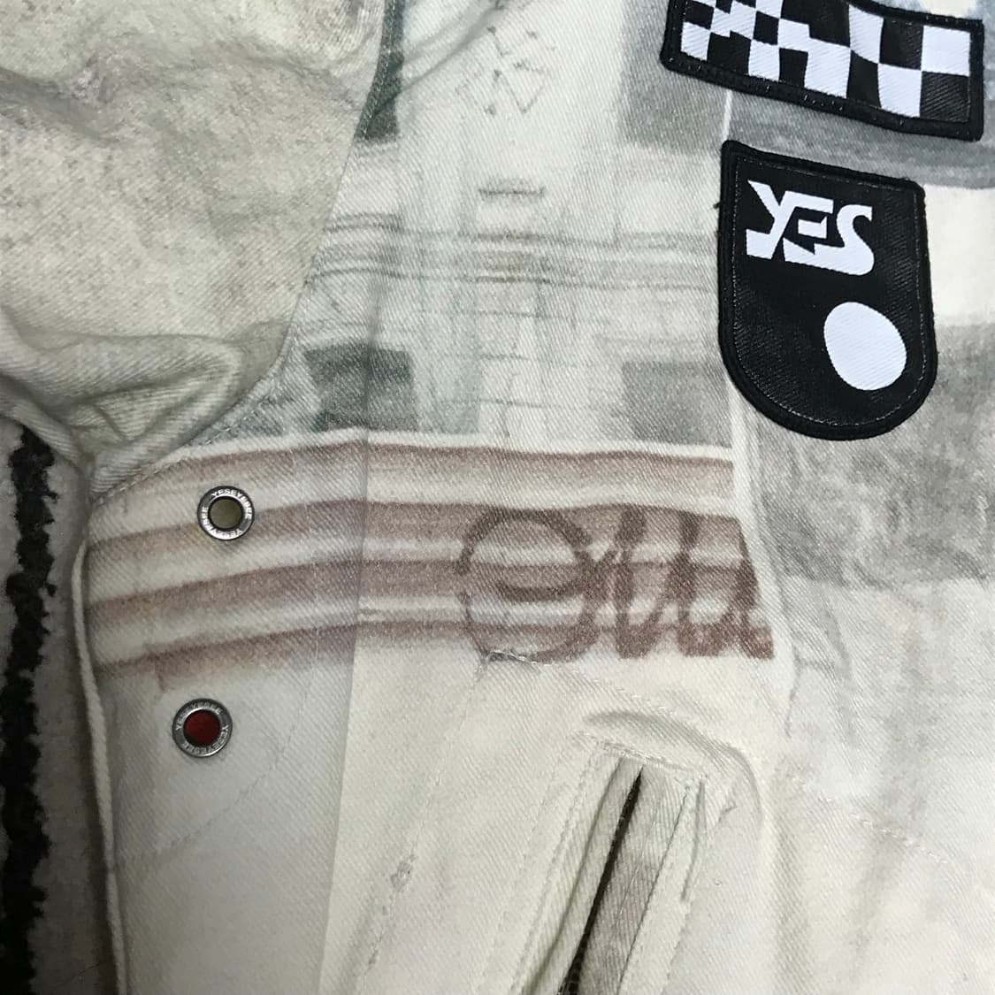 예스아이씨 프린팅 워크 자켓 s 상품이미지5