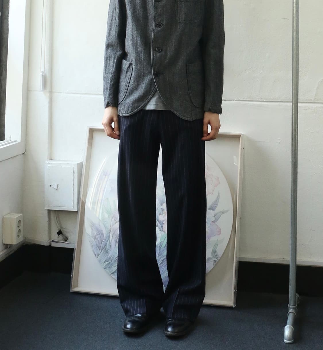 질샌더 핀스트라이프 트라우저 상품이미지1