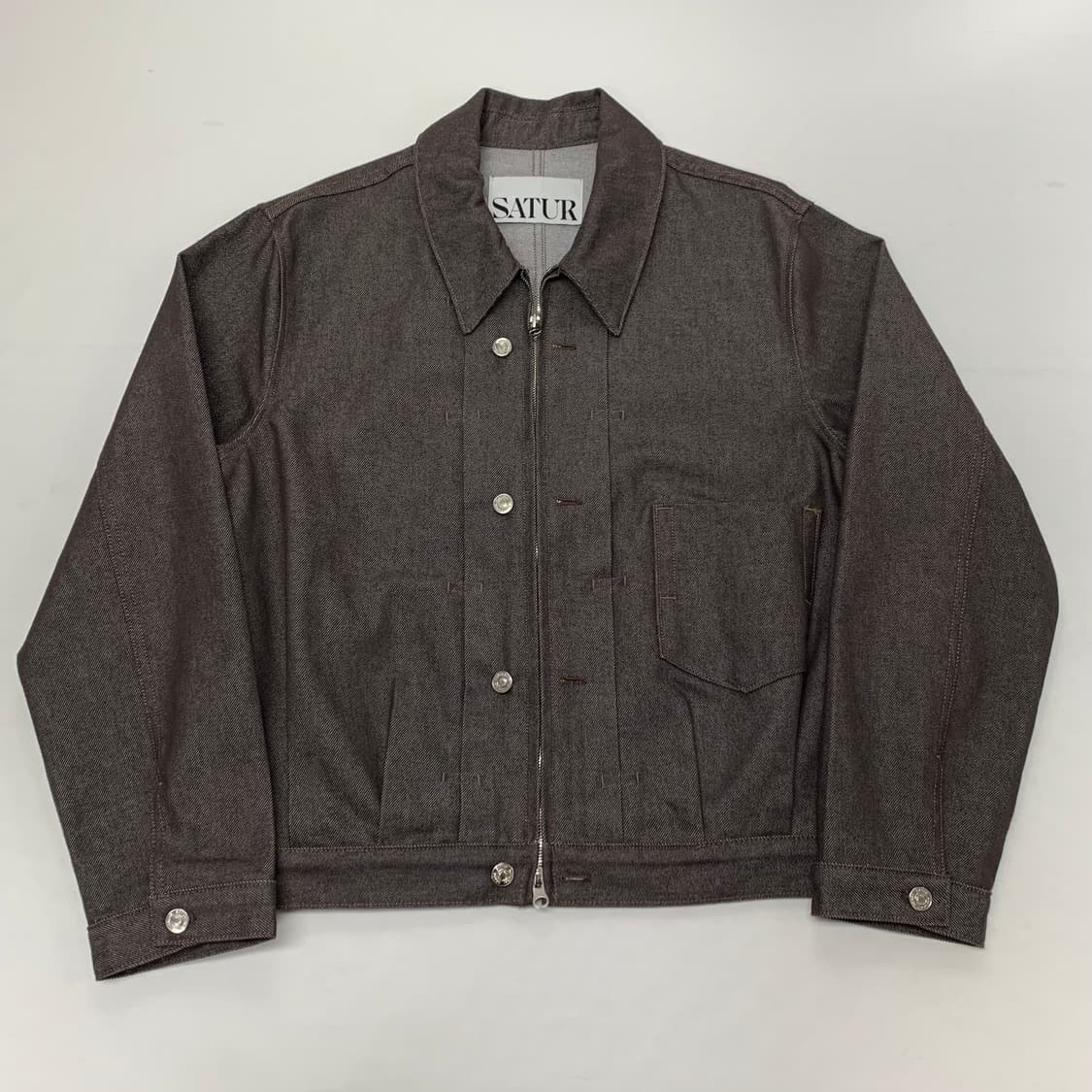 SATUR 세터 카이엔 데님 트러커자켓 (L) 상품이미지1