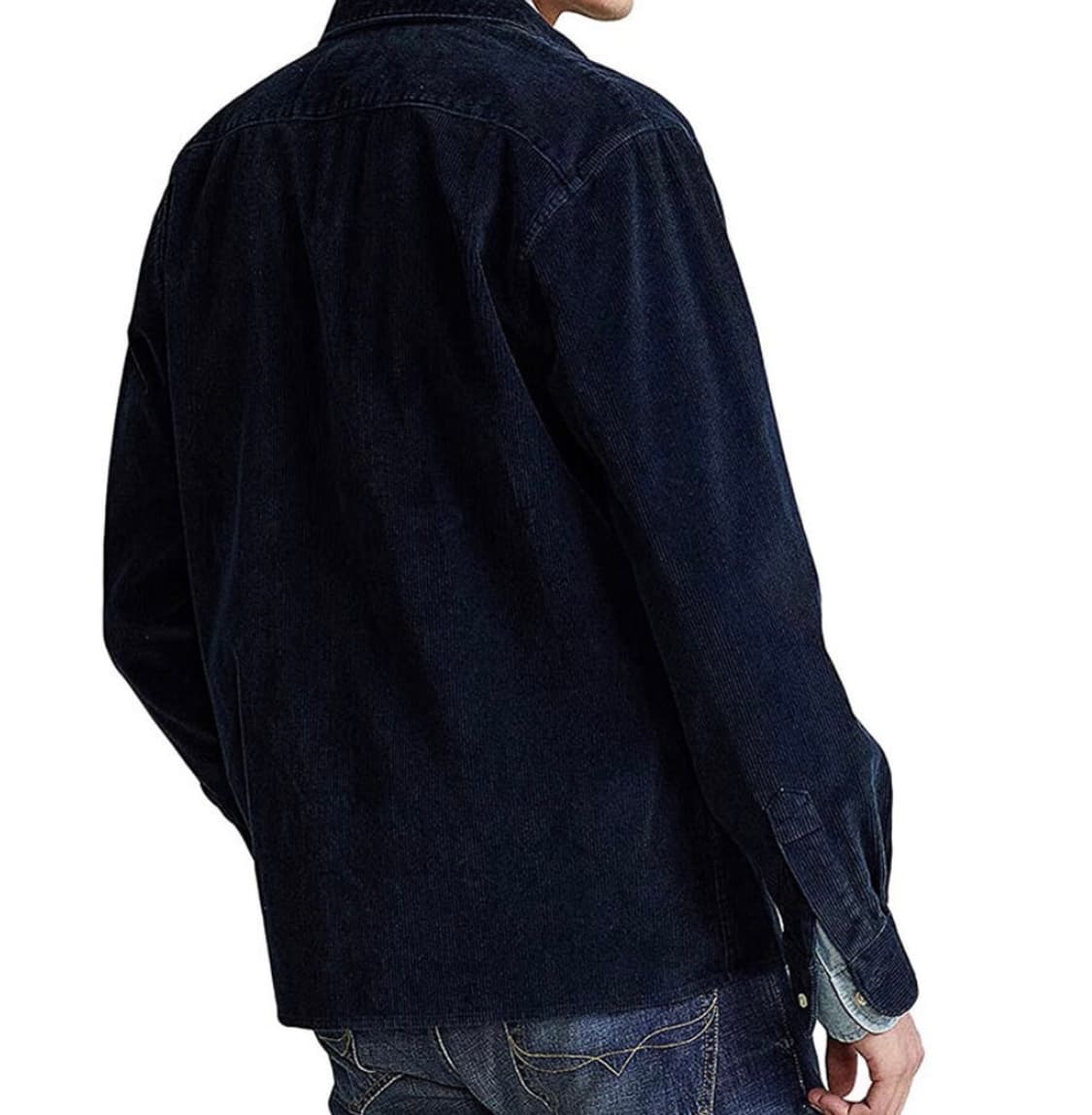 새상품급 폴로랄프로렌 코로쥬이 집업셔츠자켓 네이비 S 상품이미지3