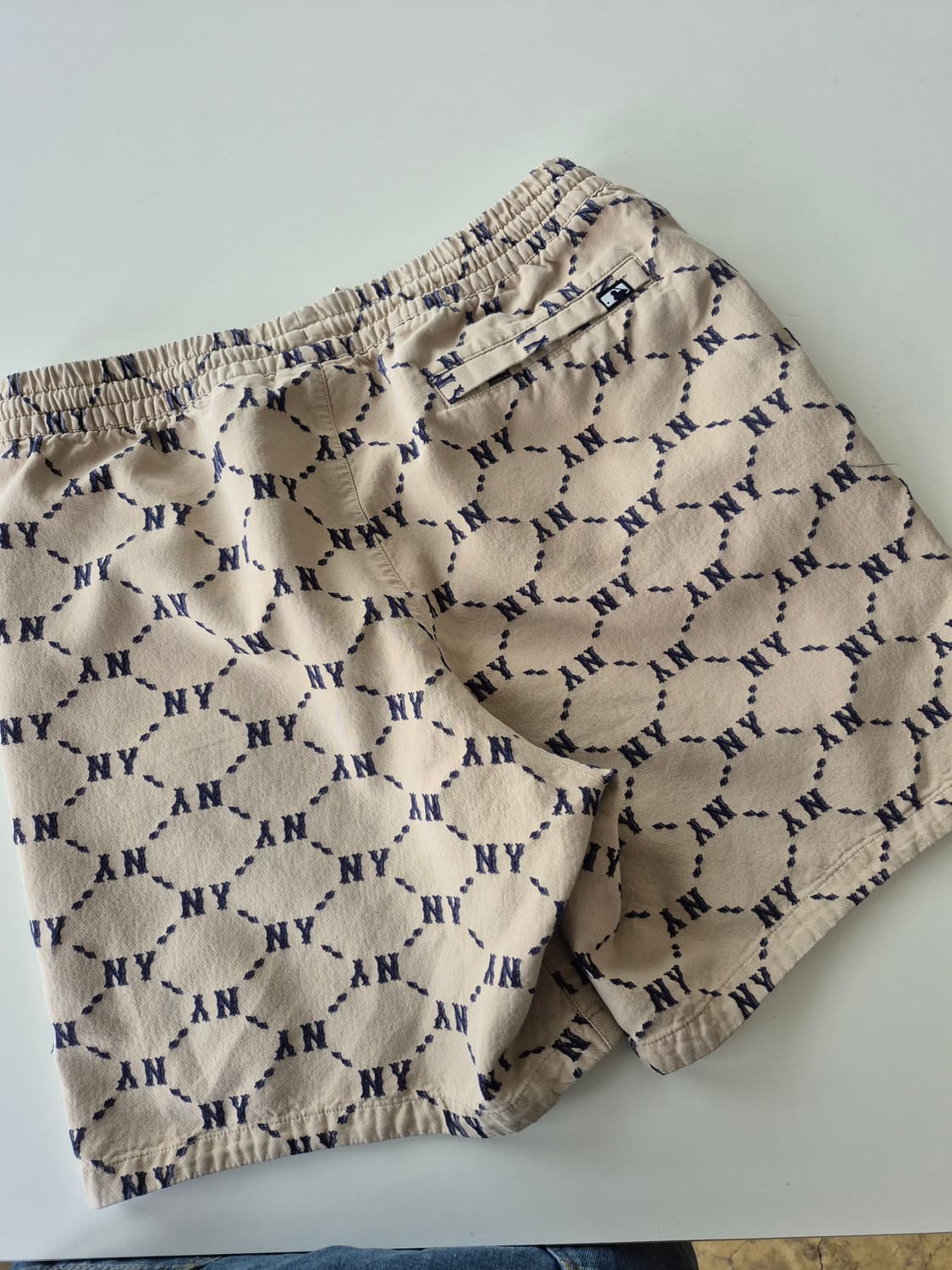 남성XL)엠엘비 모노그램 자카드 반바지셋트 상품이미지7