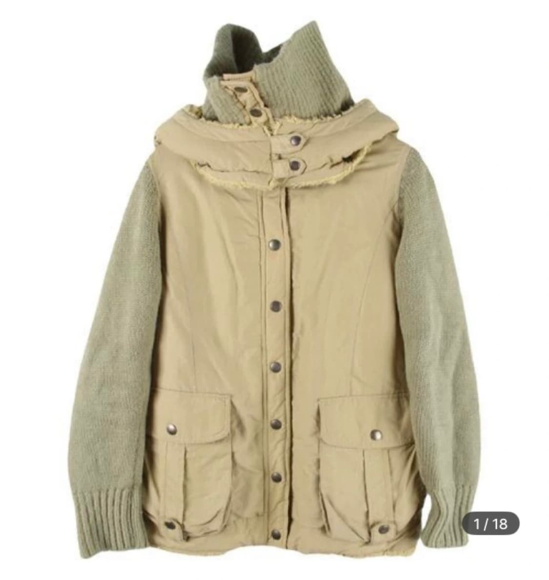 아츠로타야마 나일론 아크릴 자켓 패딩 상품이미지1