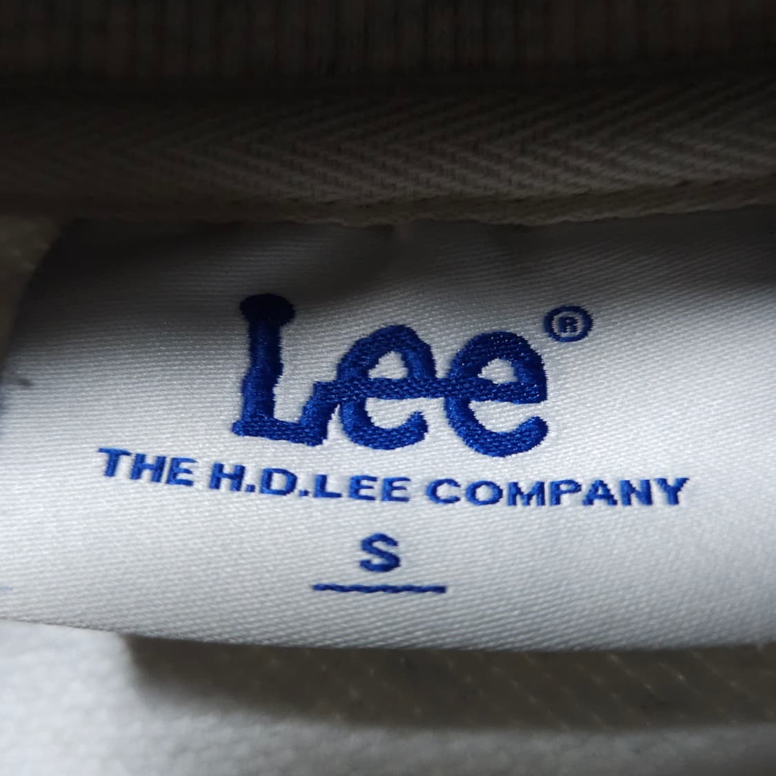 S ) LEE 빅 트위치 로고 오버핏 크롭 맨투맨 상품이미지4