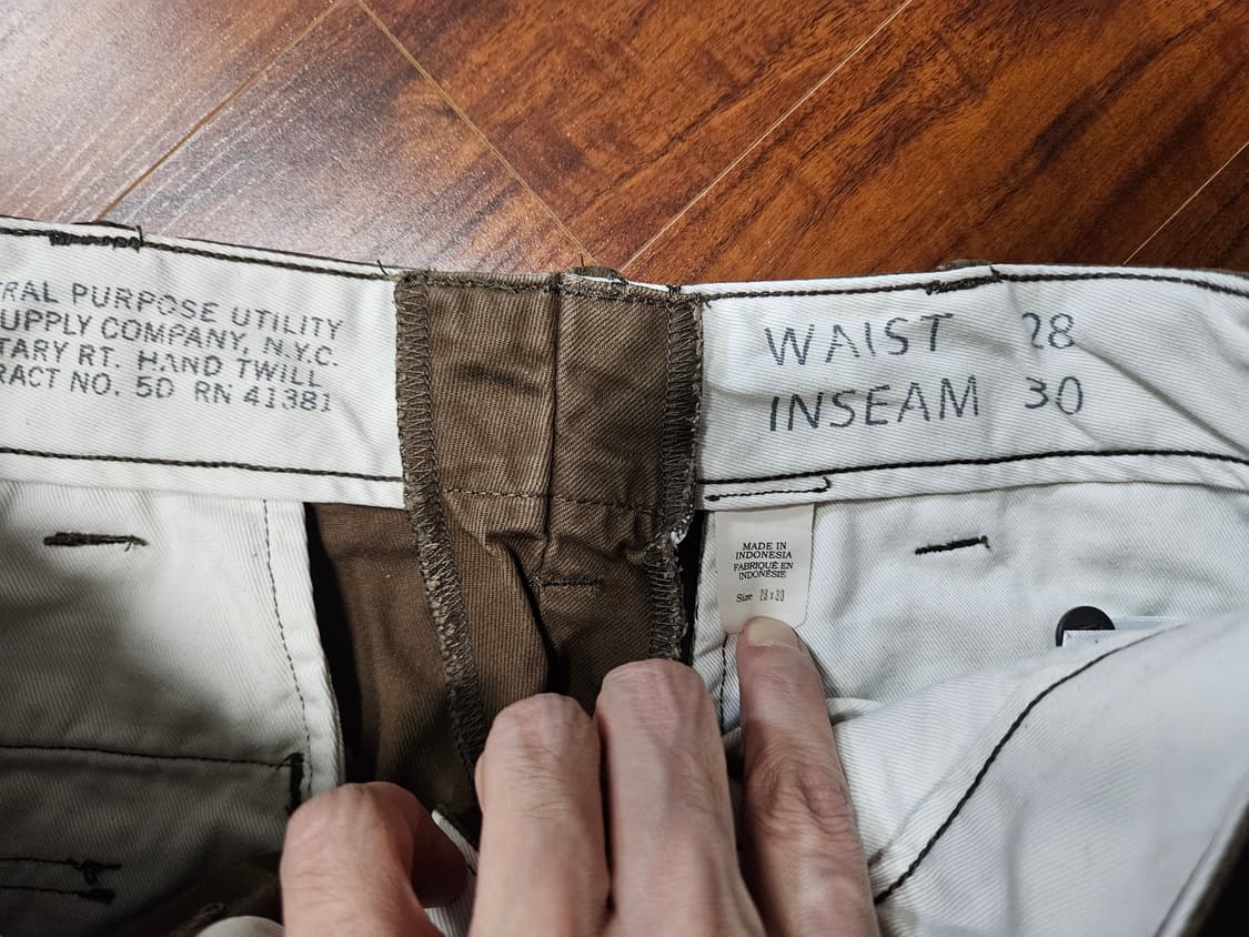 RRL 필드치노 28×30 상품이미지2