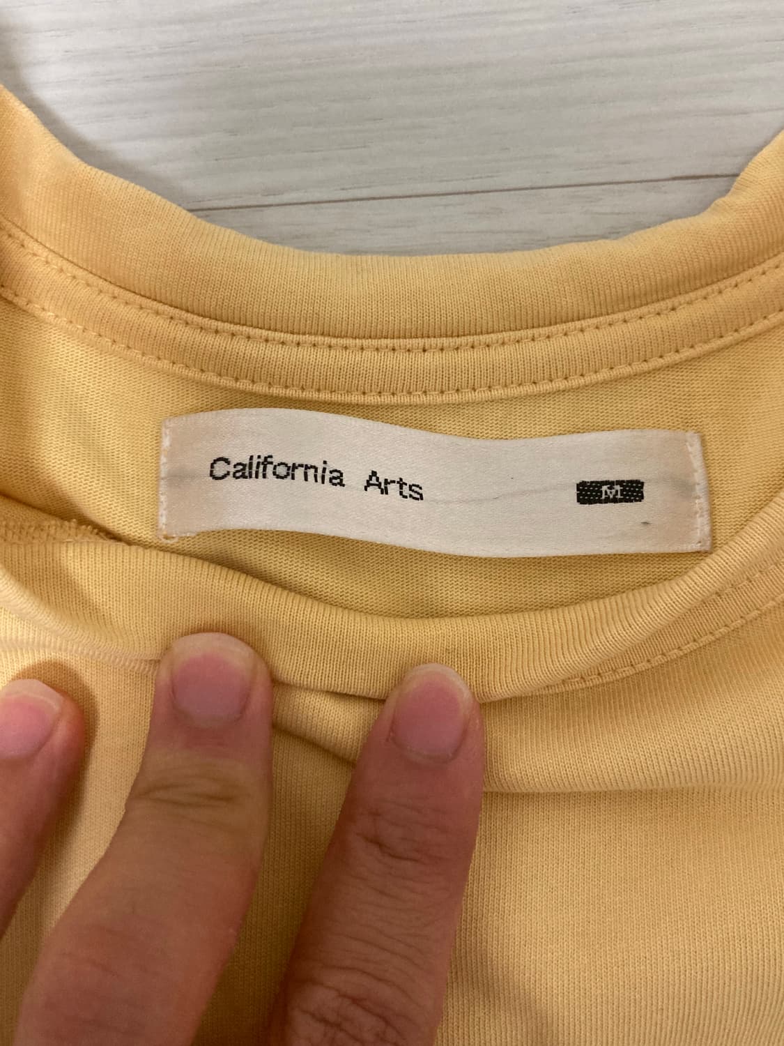 california arts 베이비 옐로우 티셔츠 상품이미지4