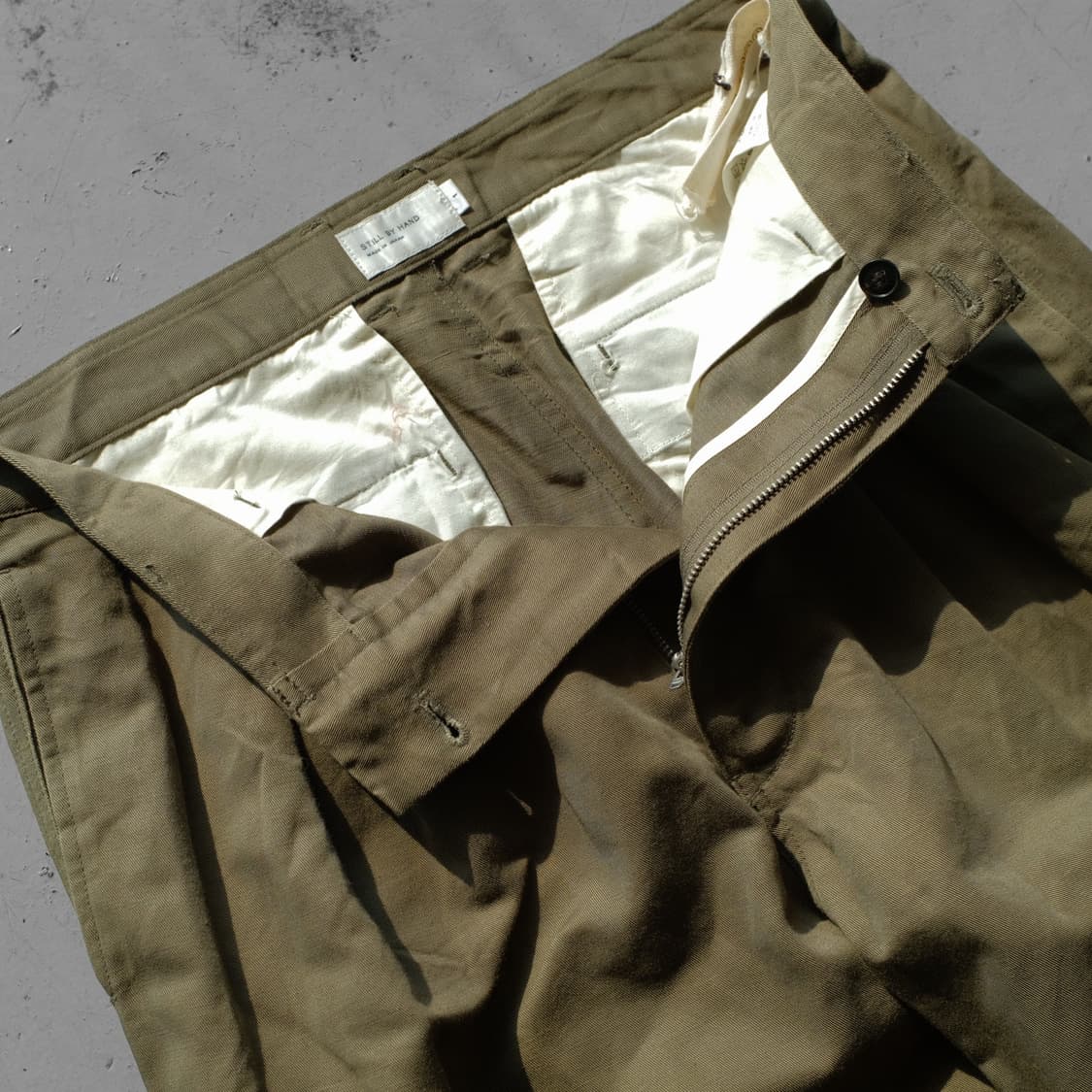 Made In JAPAN Still By Hand One Tuck Pan 상품이미지3