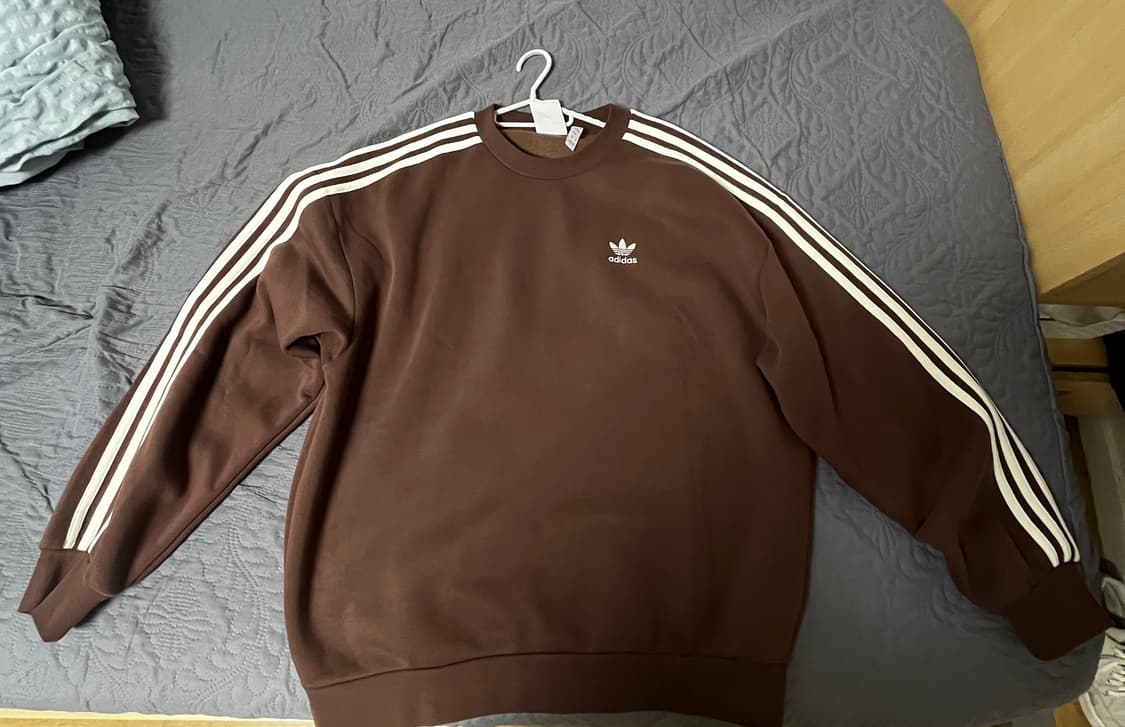 아디다스 맨투맨 브라운 M 상품이미지1