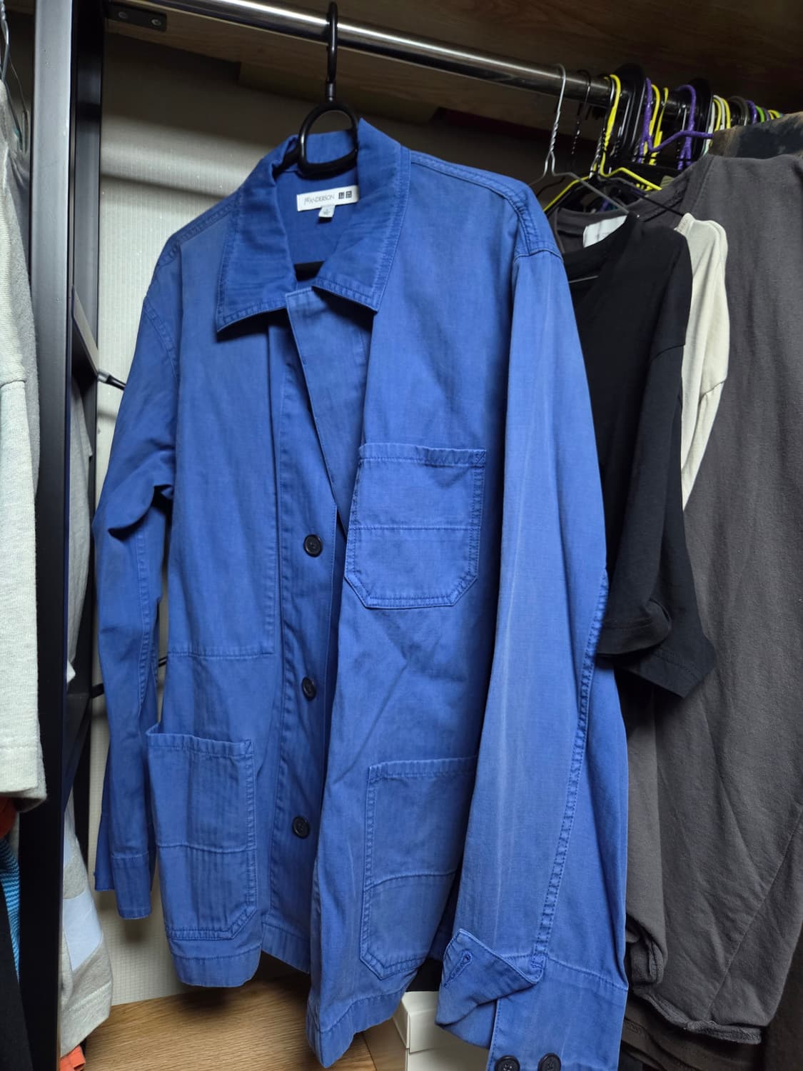 [L] 유니클로 JW 앤더슨 블루 자켓 상품이미지1