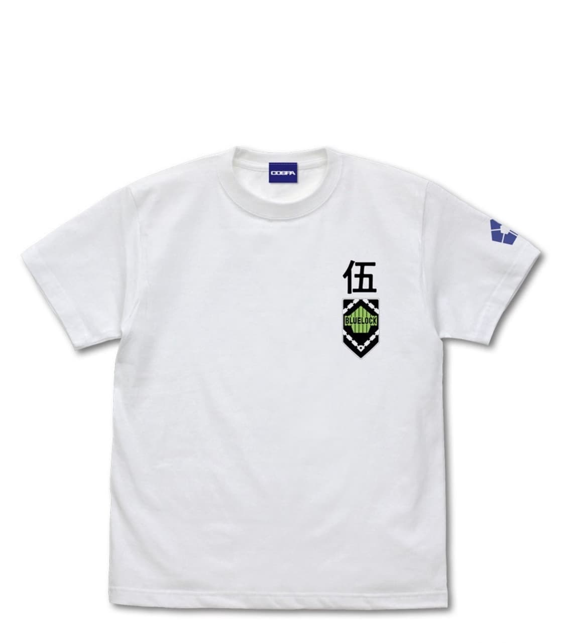코스파 블루록 반팔 티셔츠 화이트 L 상품이미지1