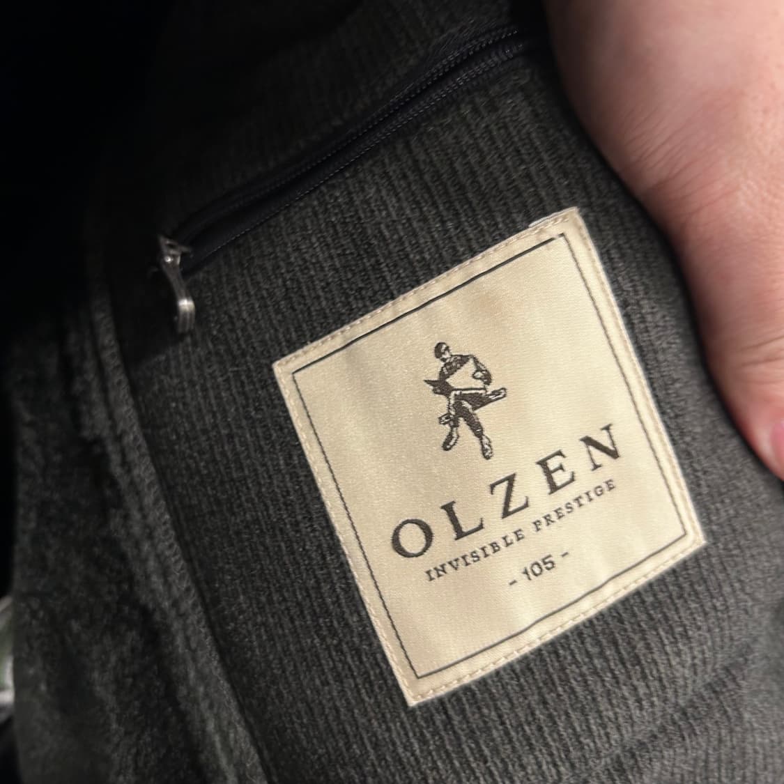 올젠 이너모헤어 하이넥 코듀로이 자켓 상품이미지3