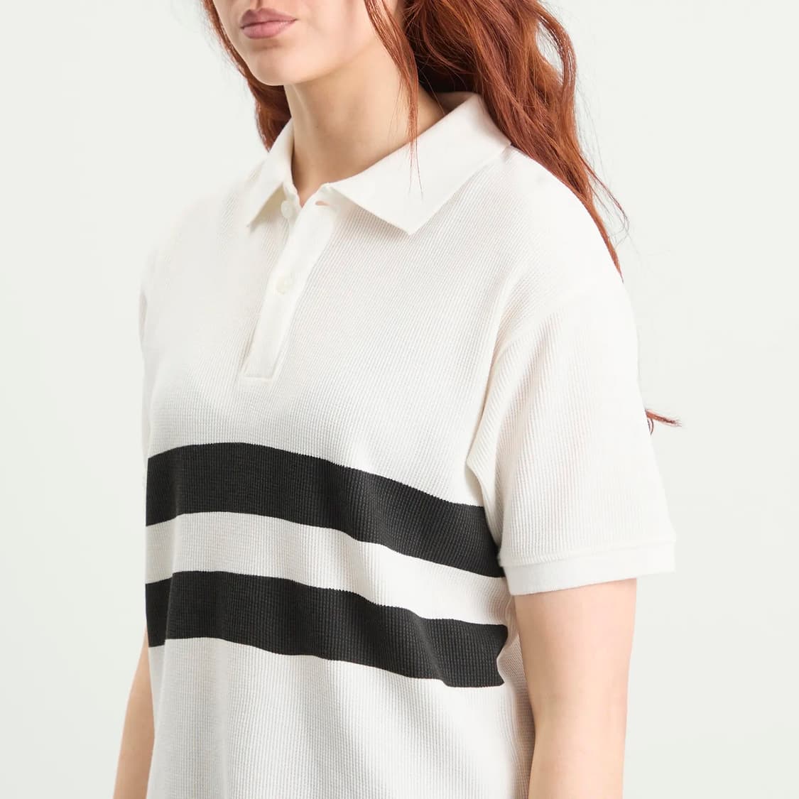 [L,XL]기마구아스 Mister 라인 폴로 티셔츠/화이트 상품이미지3