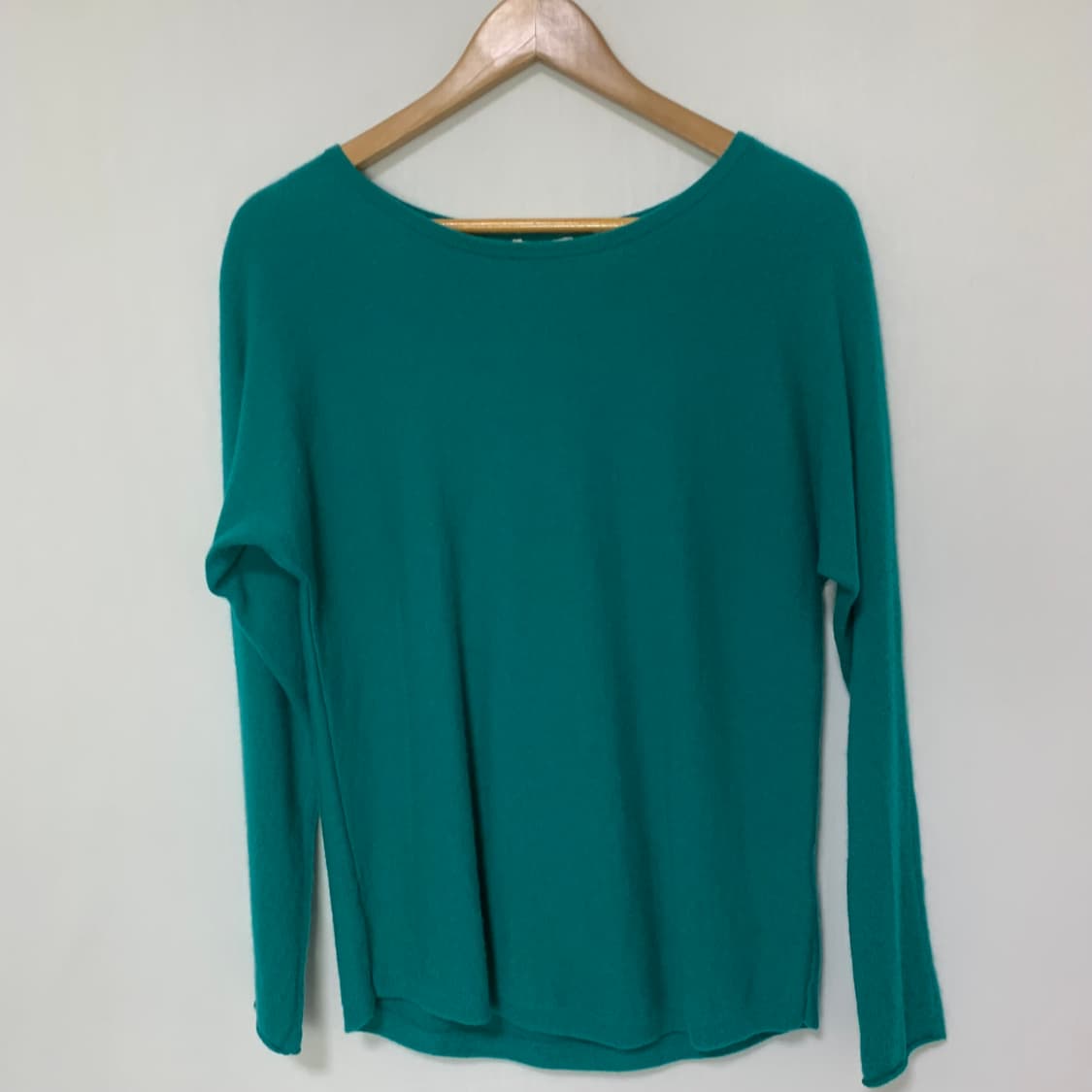 유니클로 캐시미어 100 여성 니트 그린 민트 빈티지 스웨터 상품이미지2