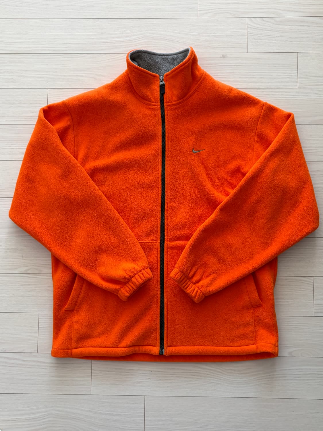 90s 올드 나이키 미니 스우시 플리스 신칠라 자켓 M (103) 상품이미지1