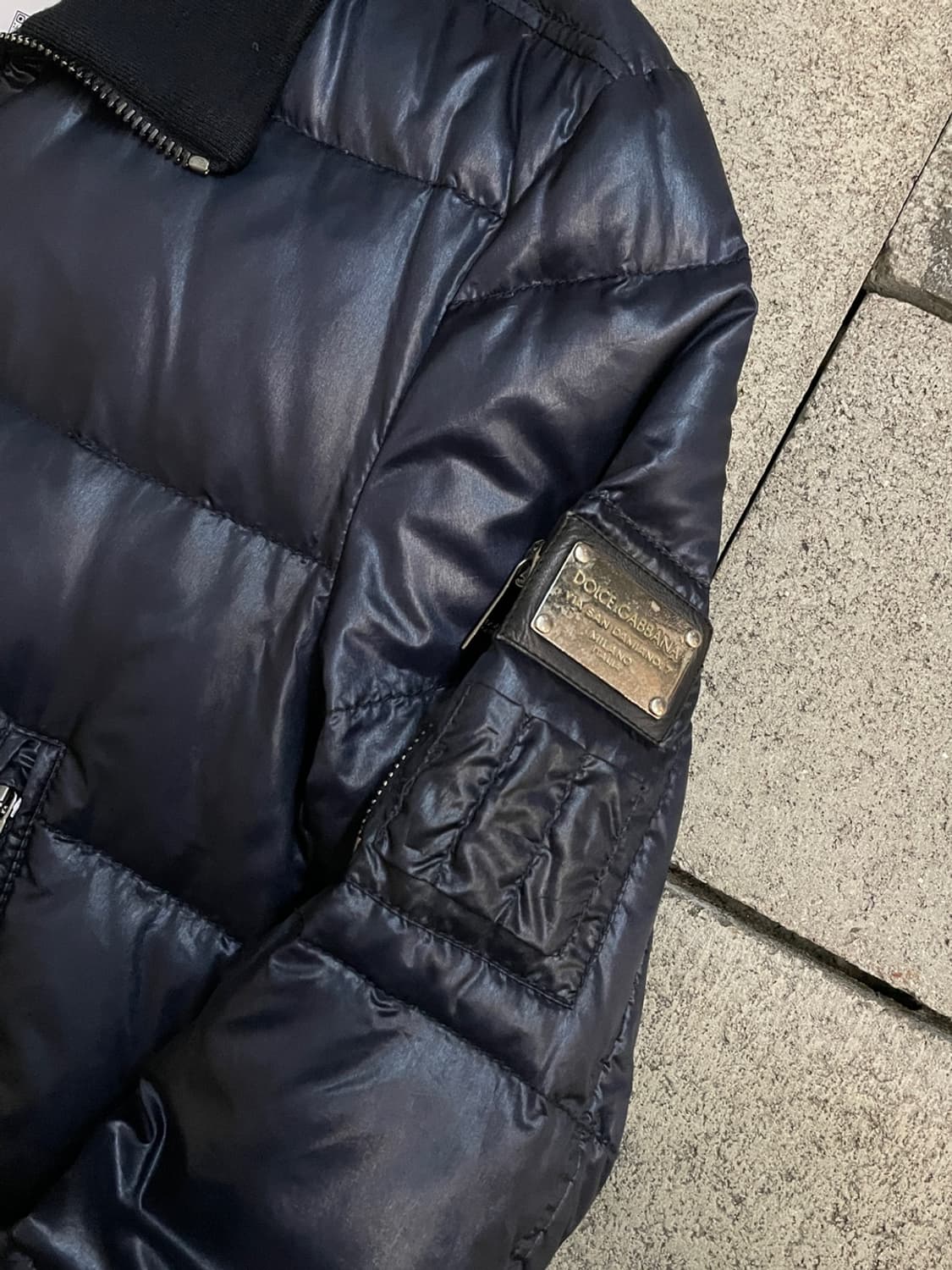 돌체앤가바나 글로시 패치 패딩 상품이미지2