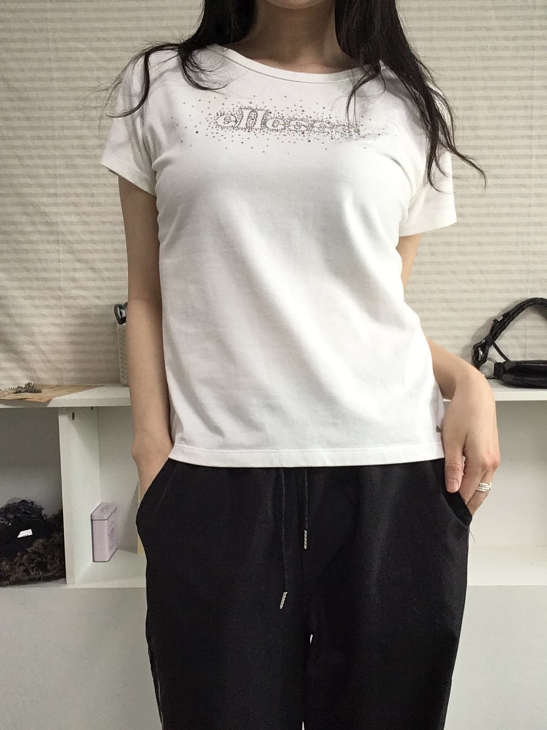 pn vintage 화이트 반팔 프린팅 티셔츠 y2k 스트릿 일본빈티지 상품이미지1