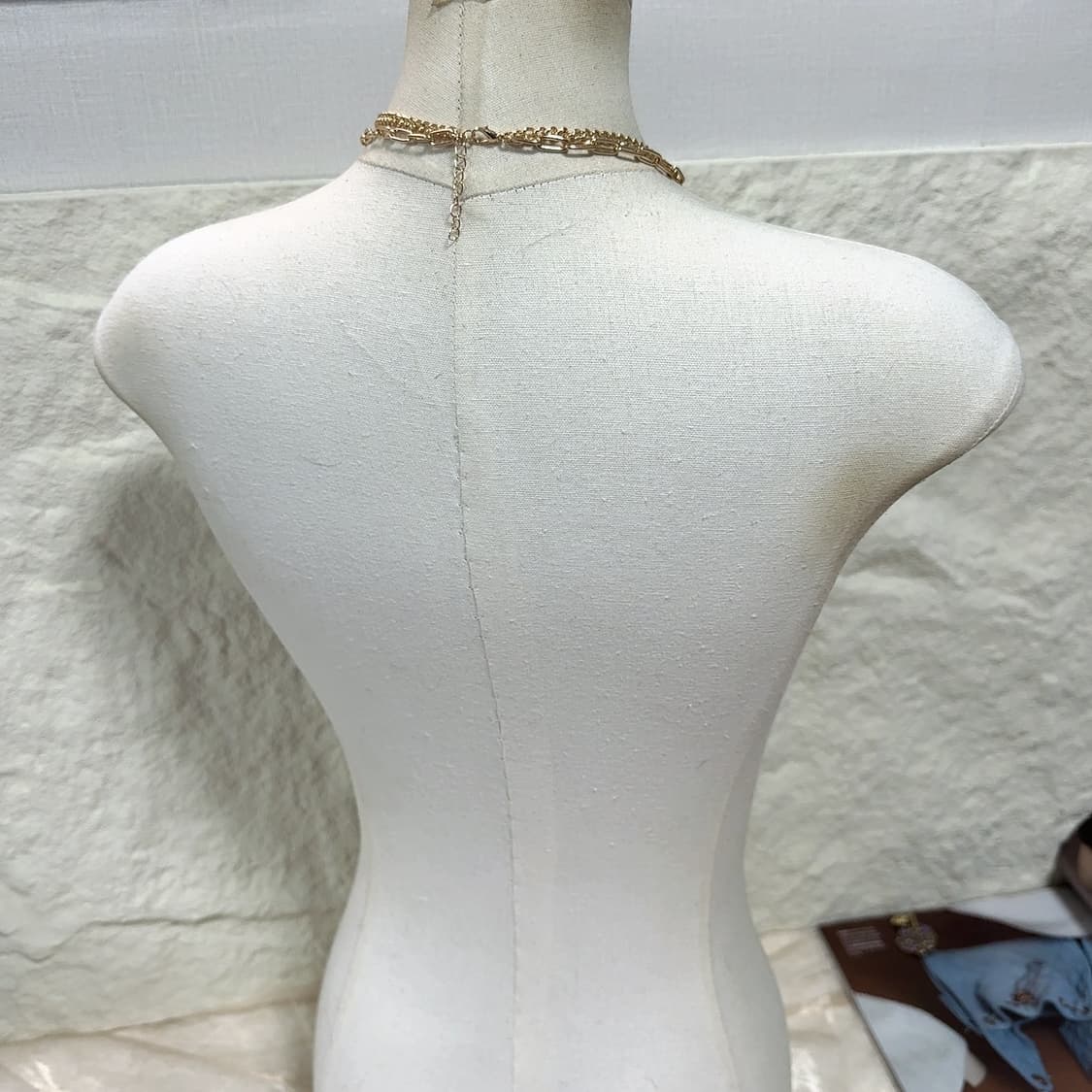 빈티지 중세 오리엔탈 쿠바체인 레이어드 목걸이 상품이미지3