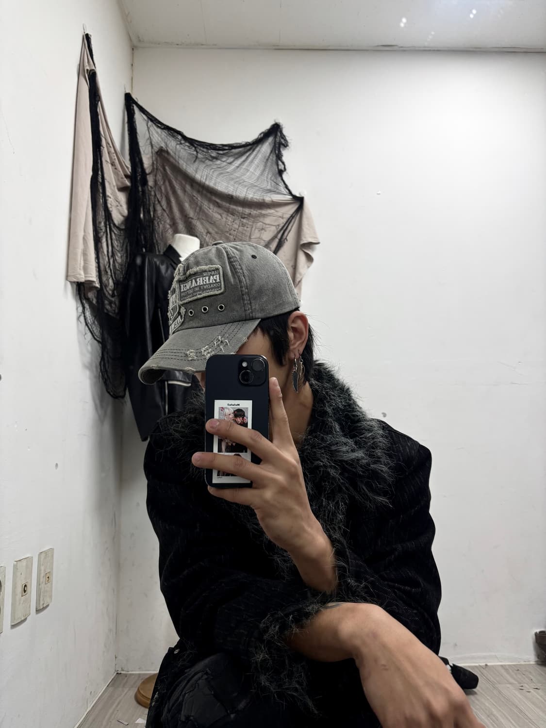 1 Patch Detail Grunge Cap (공용 Free) 3.0 상품이미지8