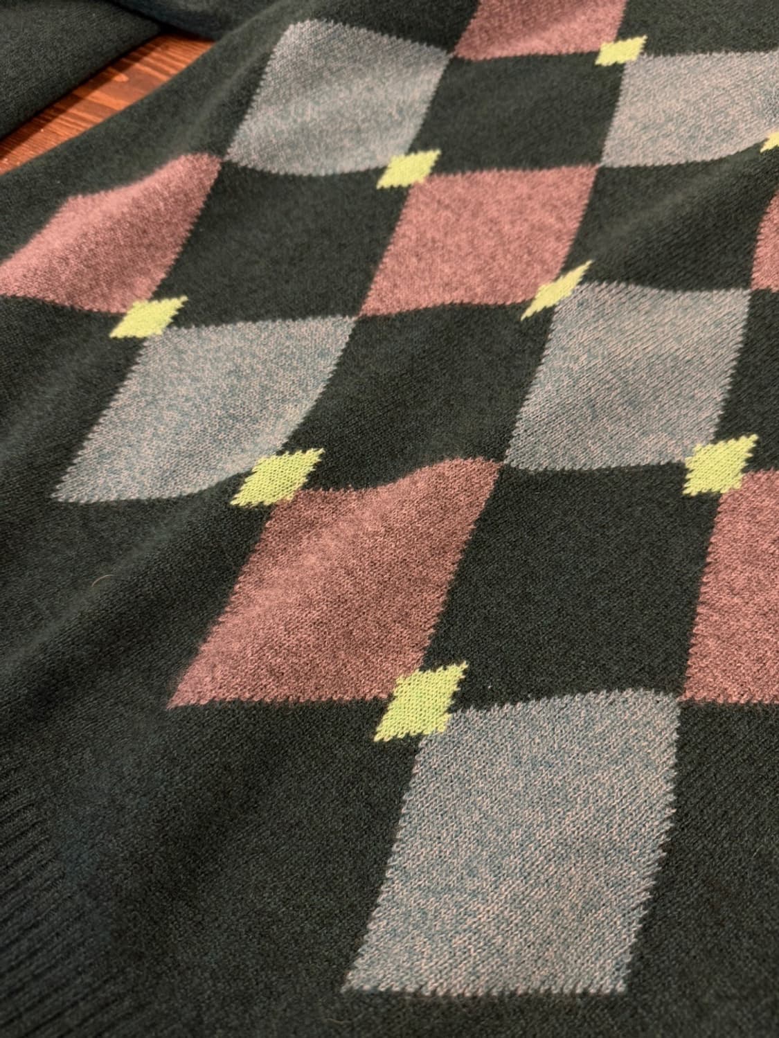 게르칠레나 아가일 니트 남성105 상품이미지8