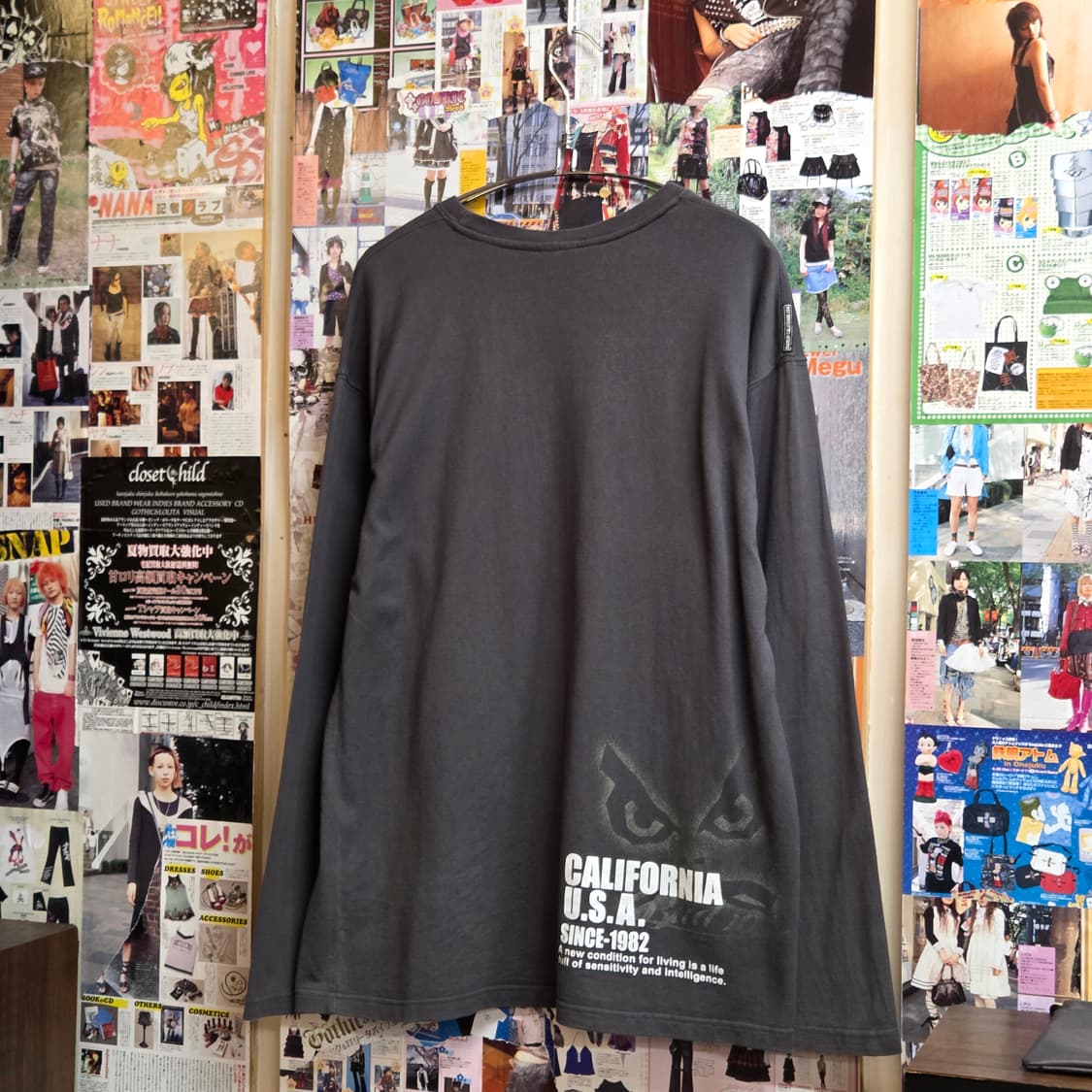 JPN 배드보이 차콜 프린팅 롱슬리브 상품이미지5