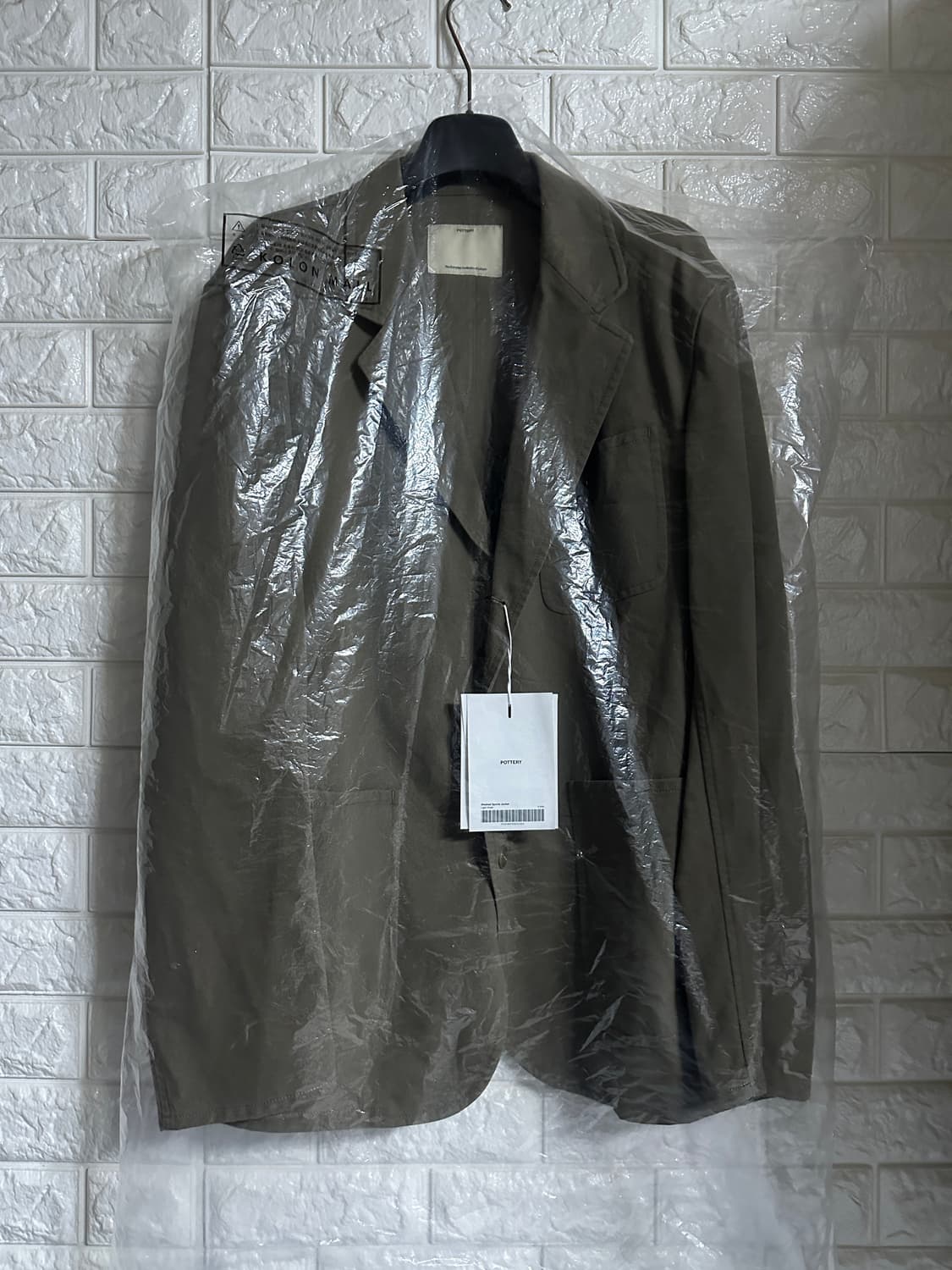 새상품) 포터리 워시드 스포츠 자켓 라이트카키 4사이즈 상품이미지4