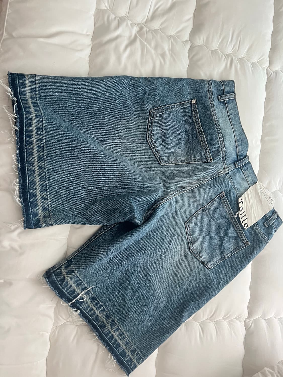 타일레(taille) 버뮤다 팬츠 데님 쇼츠 반바지 상품이미지6