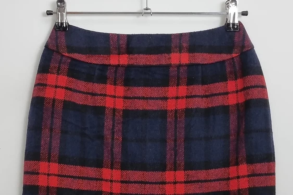 iMAGE 빈티지 체크 미니스커트 상품이미지3