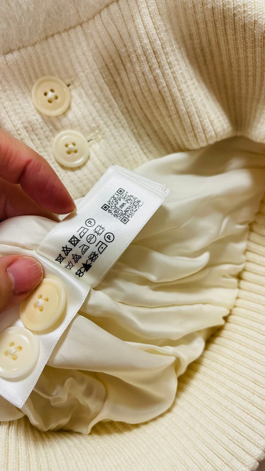 자라 오리진스 아이보리 울 봄버 자켓 L(110까지 가능) 정가 28만원 상품이미지9