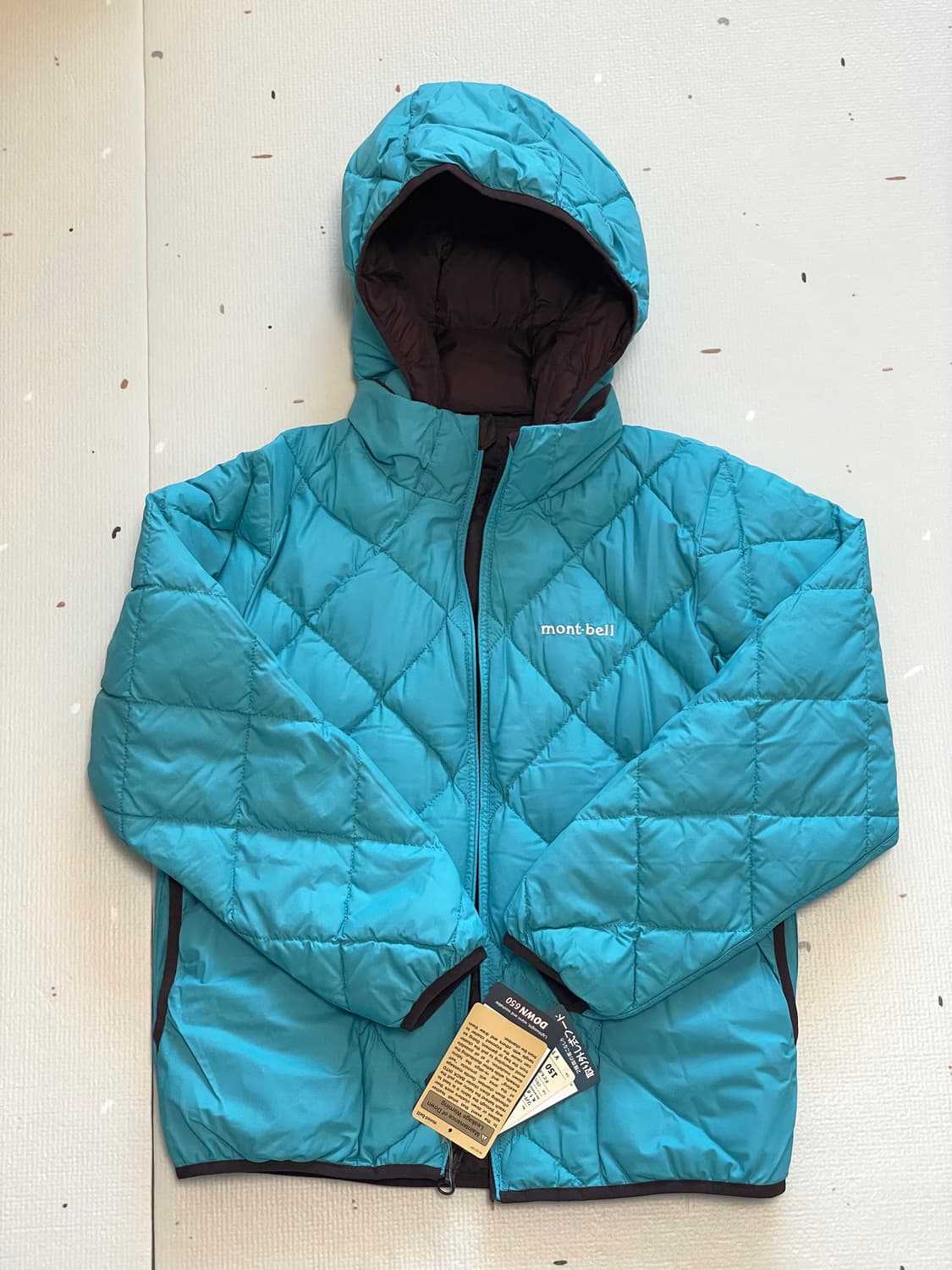 몽벨 키즈 다운 패딩 150 새상품 상품이미지2
