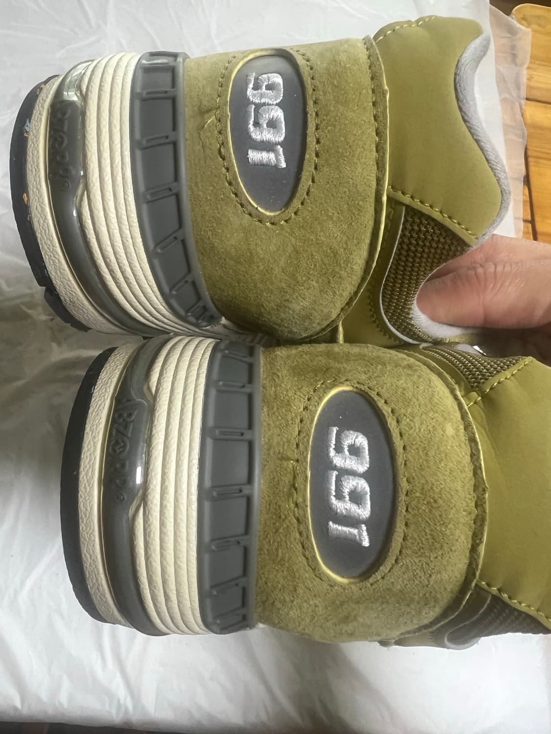 뉴발란스991 uk 메이드 그린모스 M991GGW 260 상품이미지4