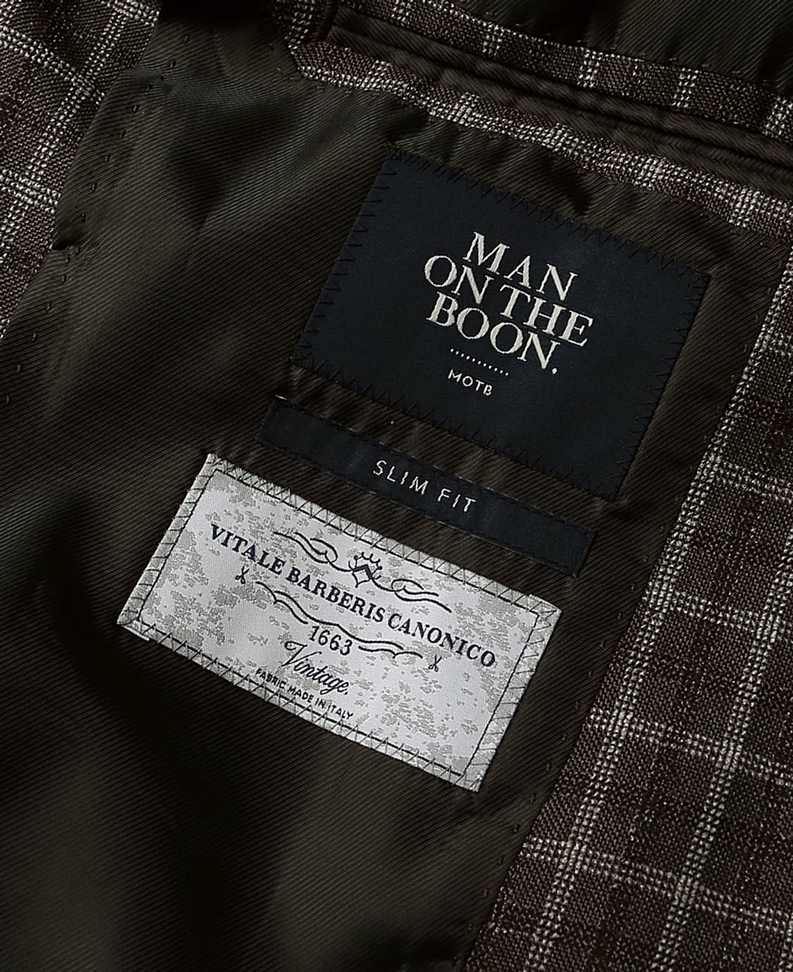 맨온더분 [Man On The Boon] 바르베라 까노니코 체크 수트 상품이미지6