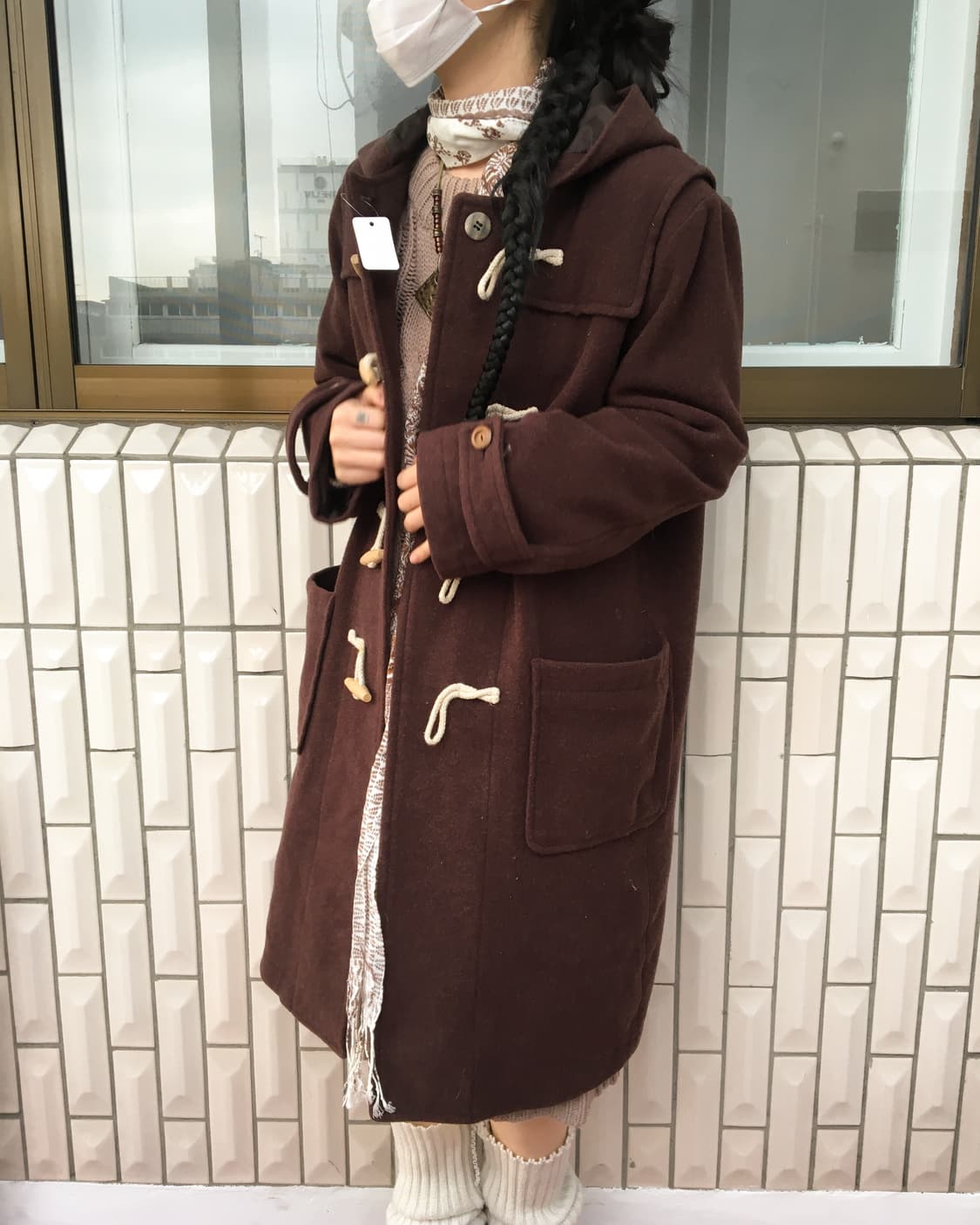 Duffle button hood coat 상품이미지9