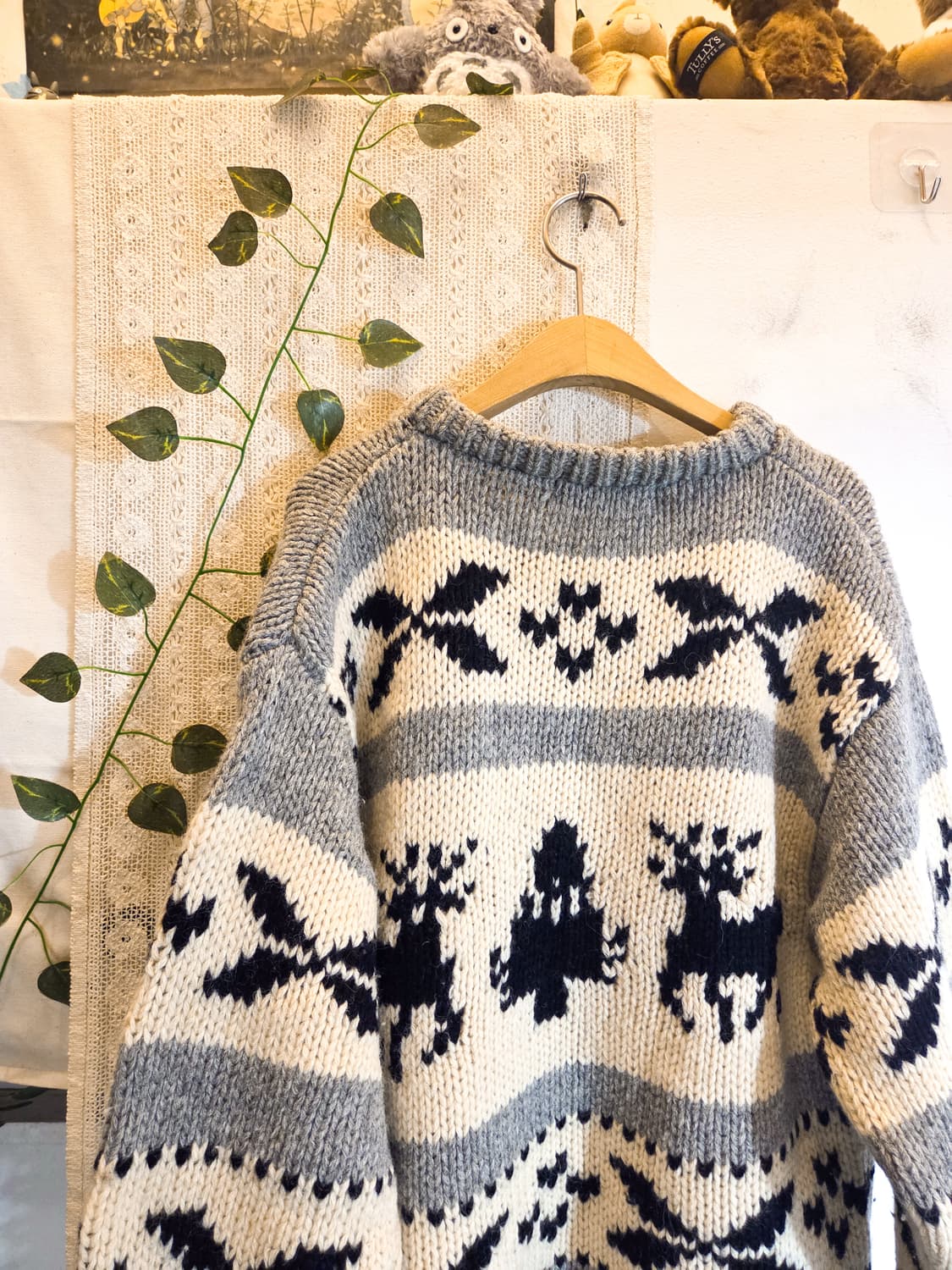 사슴 코위찬 니트 상품이미지6