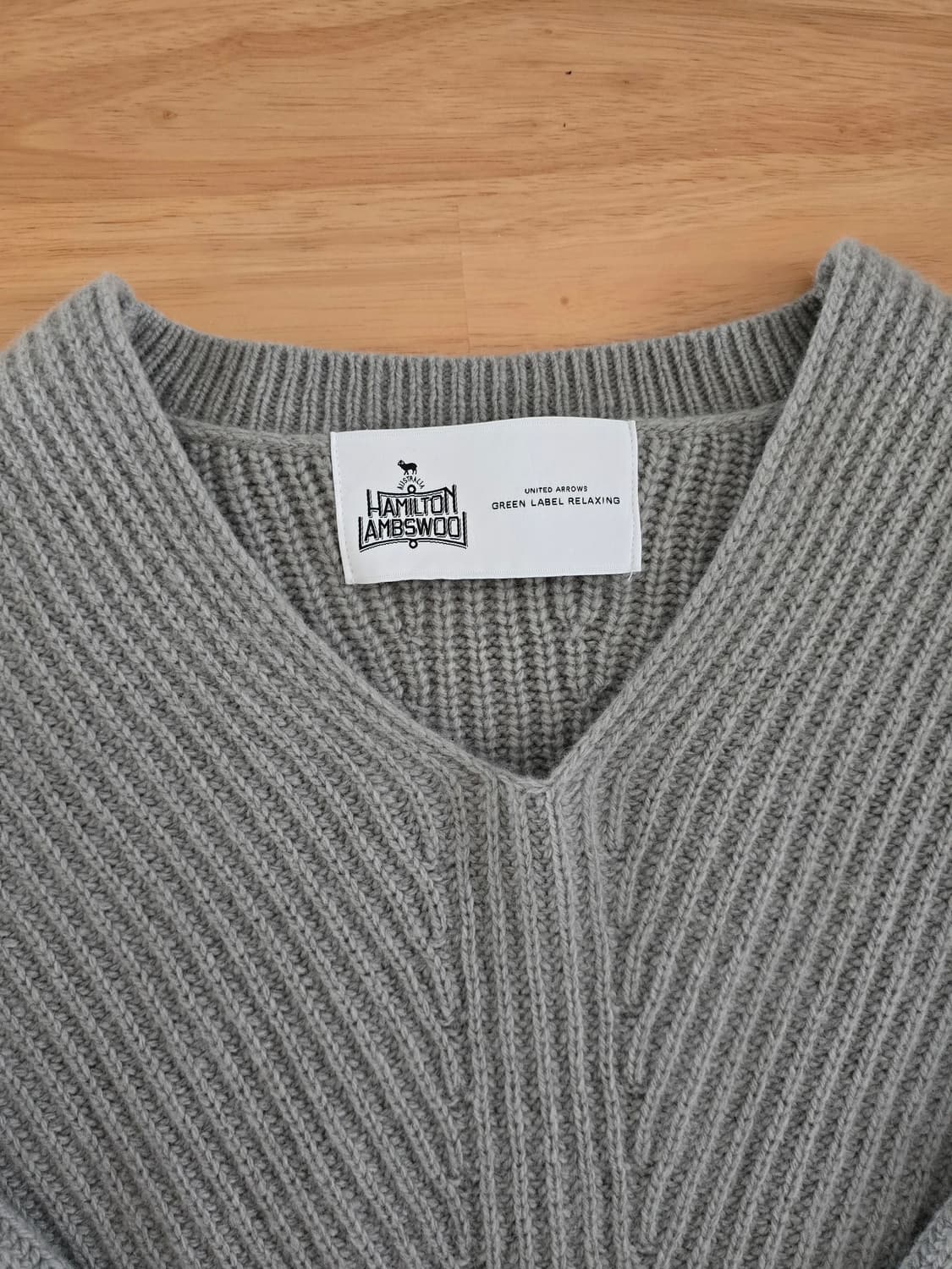 UNITED ARROWS 해밀턴 램스울 니트 상품이미지2