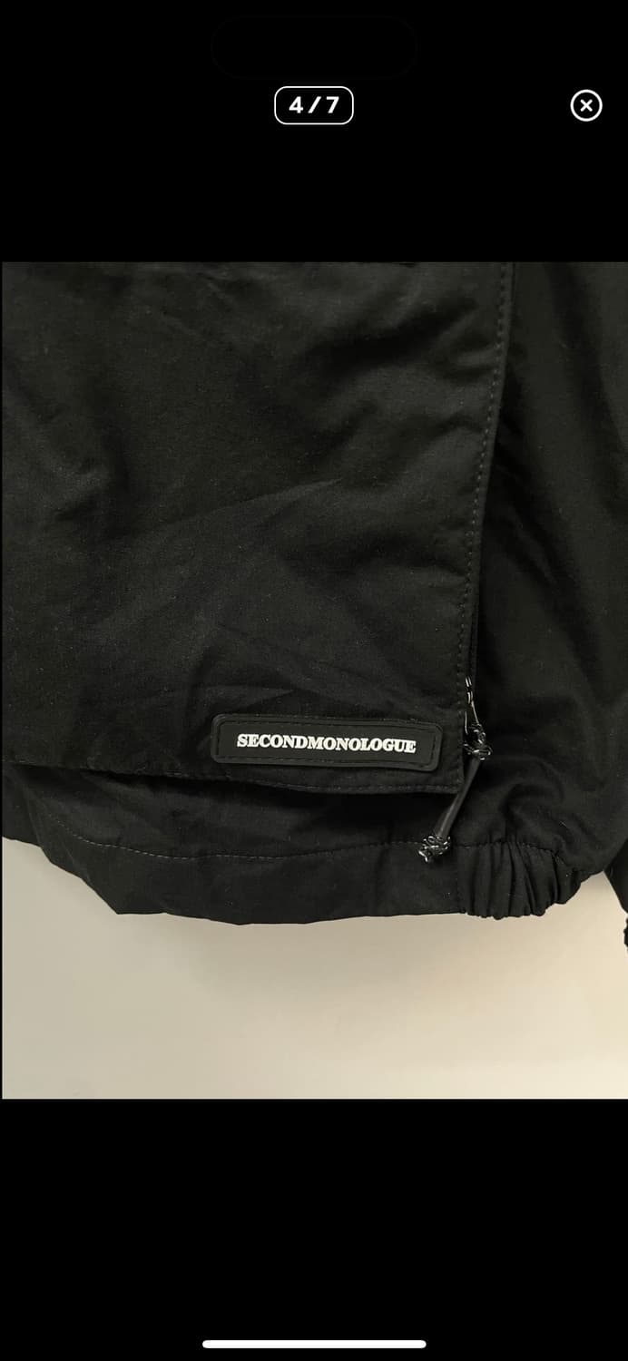 세컨모놀로그 컨템포러리 블랙 크롭 필드 자켓 A3166 상품이미지4