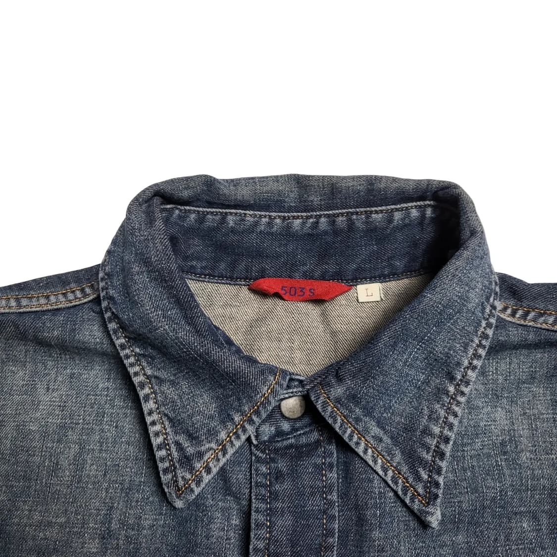 에드윈 503 웨스턴 셔츠 L 상품이미지6