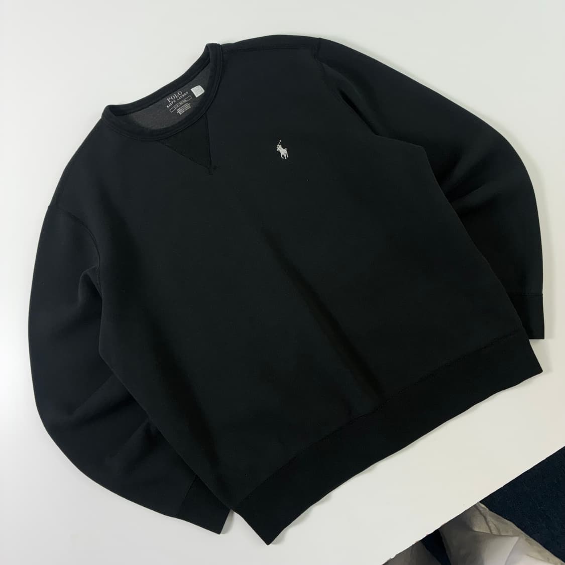 Polo  폴로 랄프로렌 자수 코튼 블랙 맨투맨  상품이미지2