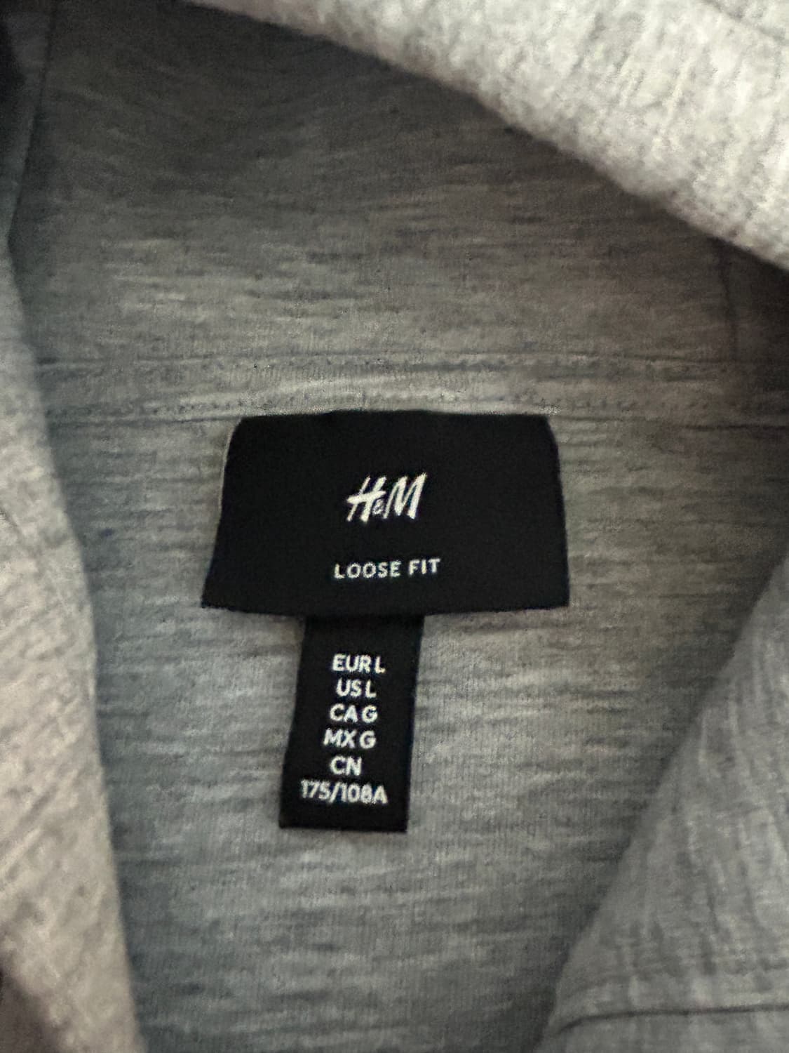 H&M 수쿠버 크롭 투웨이 후드집업 (L) (정품) 상품이미지3