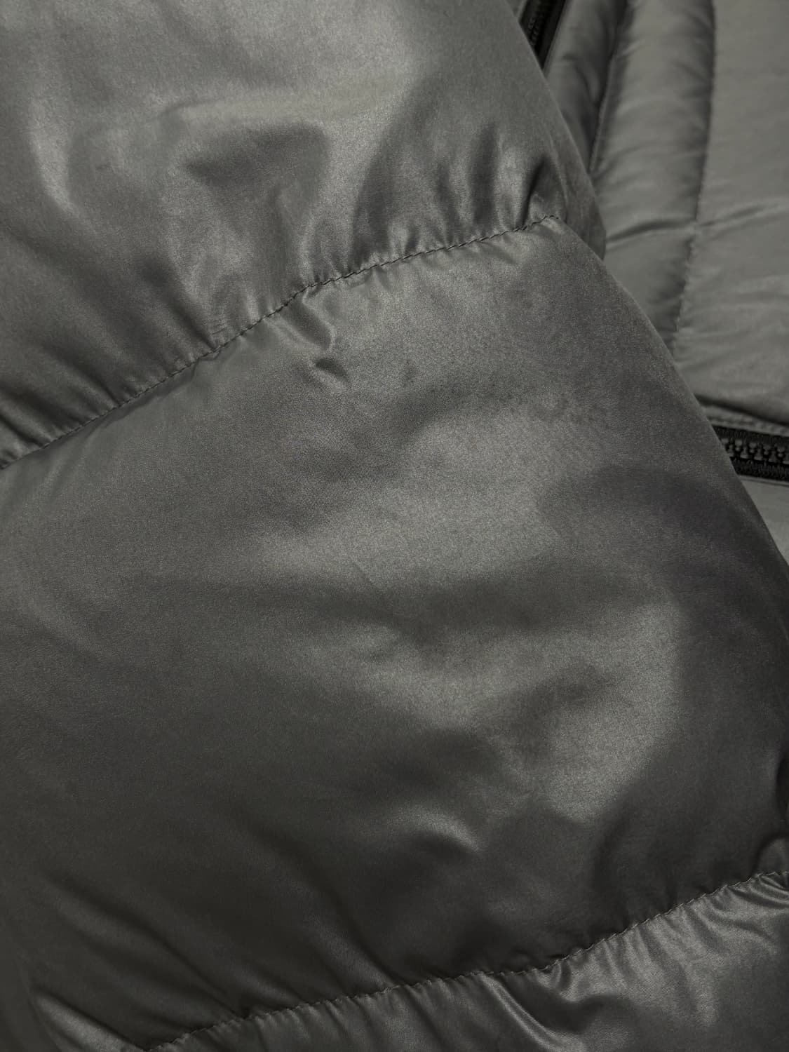 마뗑킴 빅포켓 숏 다운 점퍼 패딩 그레이 상품이미지4